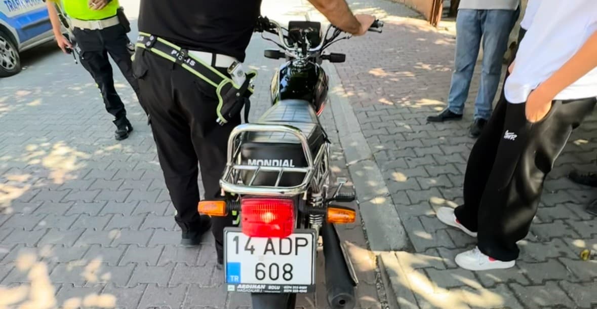 Trafik magandalarını polis tek tek tespit etti