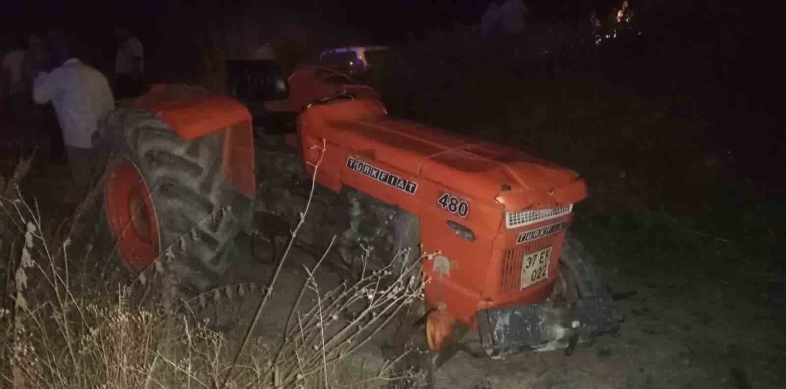 Kastamonu’da traktör kazası: 1 yaralı