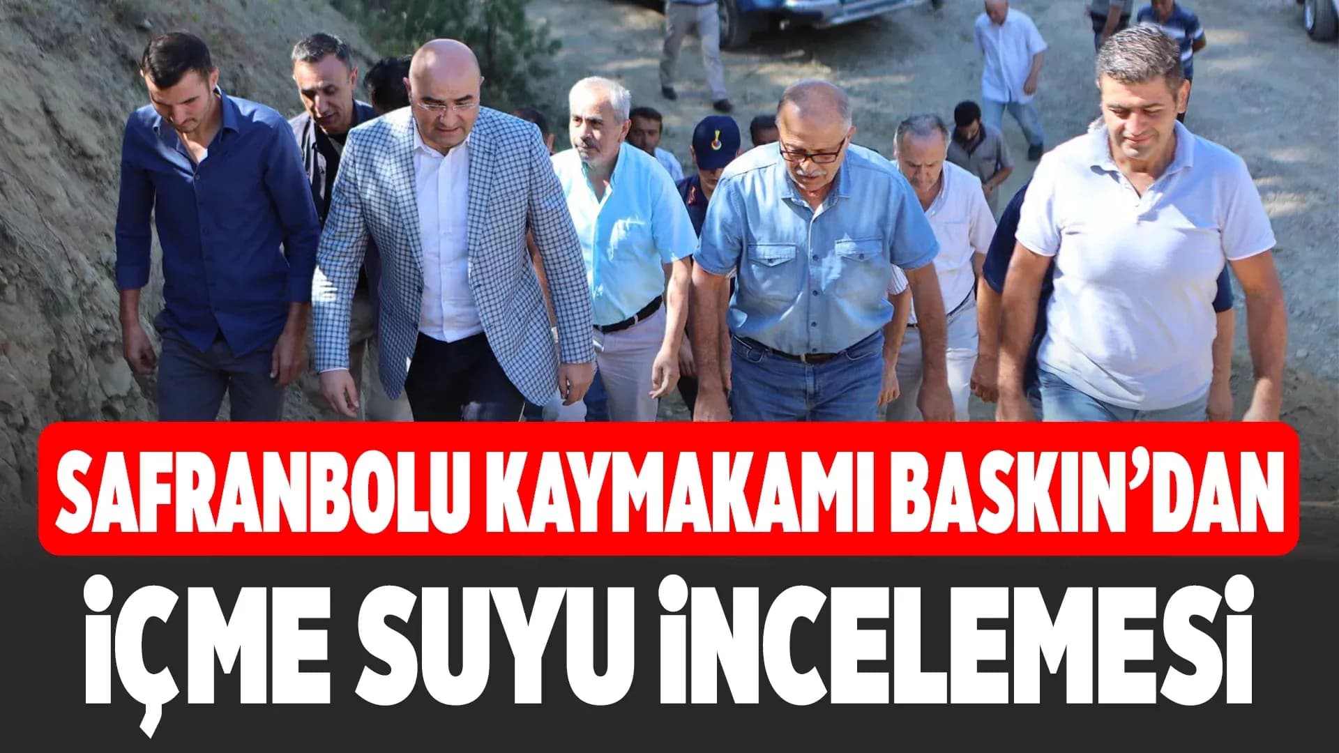 Kaymakam Baskın Akkışla Köyü’nde İçme Suyu Projesini İnceledi