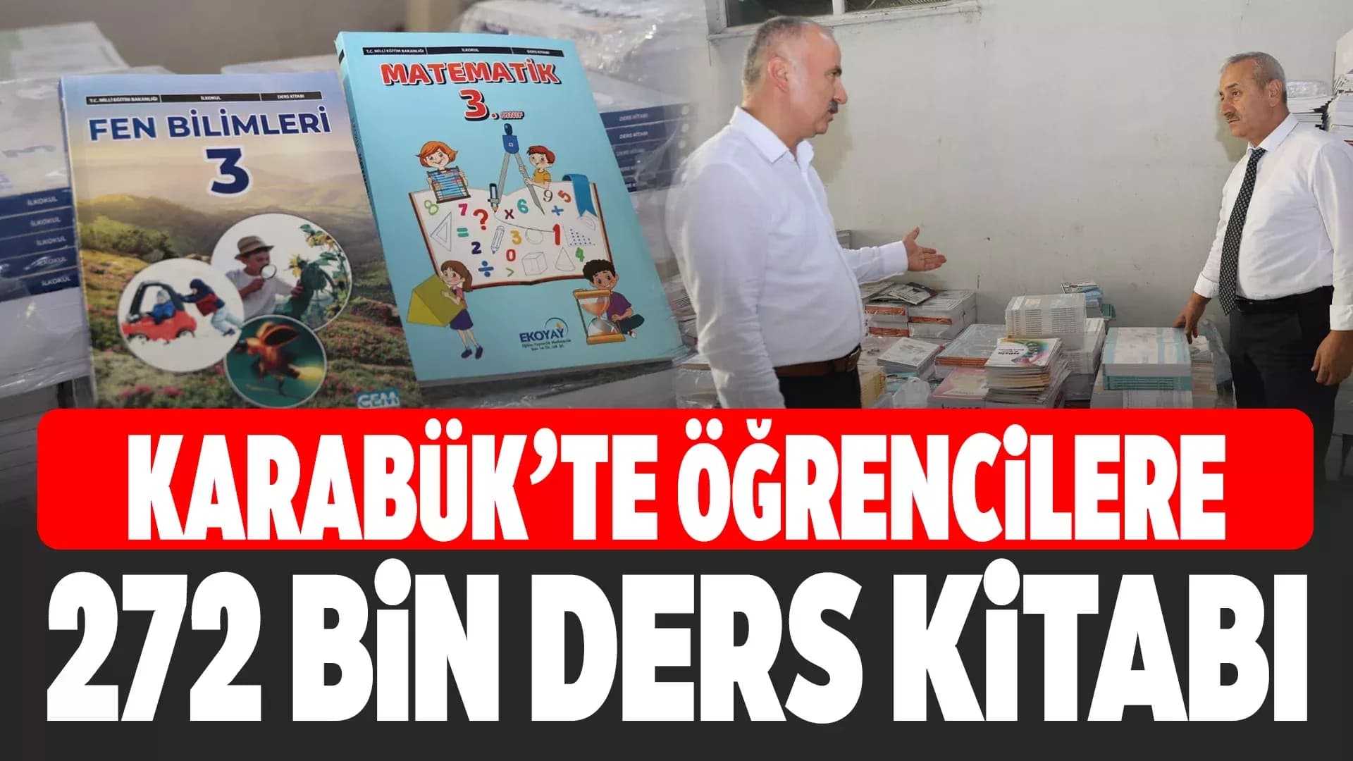 Karabük'te 272 Bin Ücretsiz Ders Kitabı Dağıtılacak