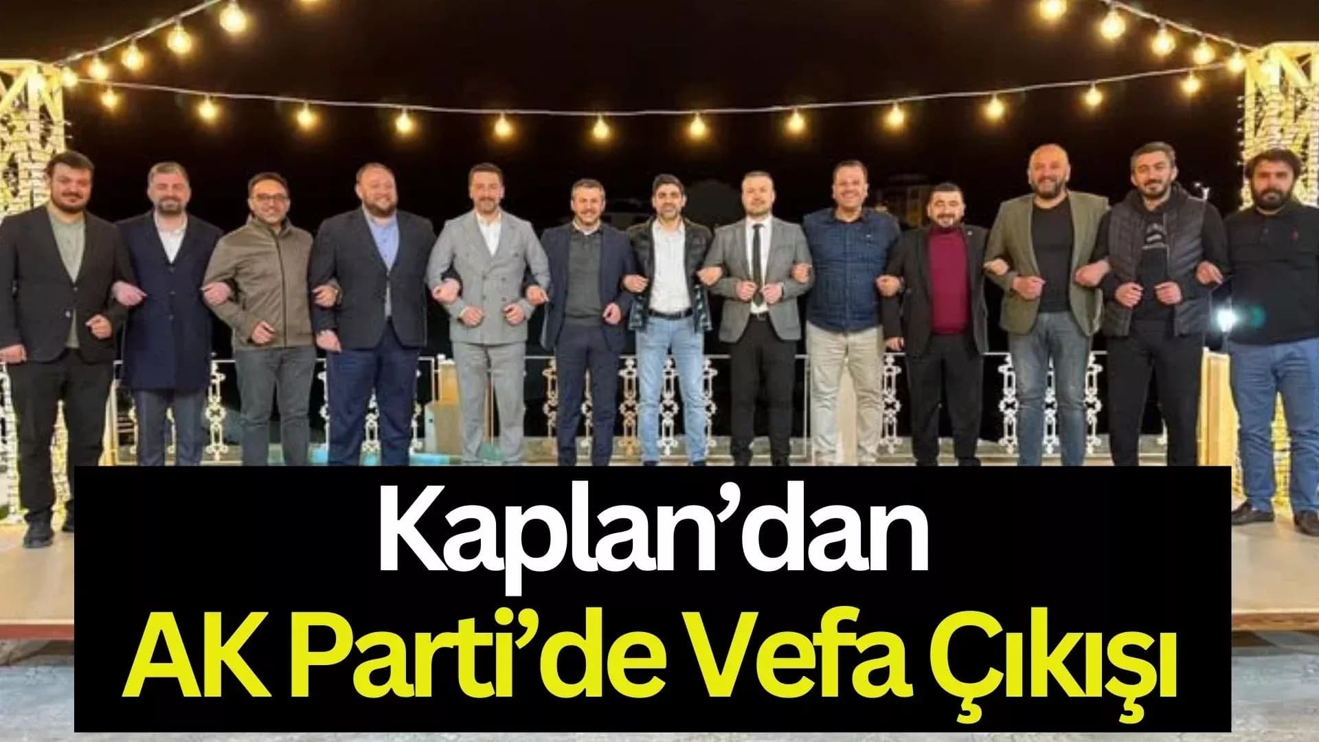 AK Parti'de Vefa Tartışması