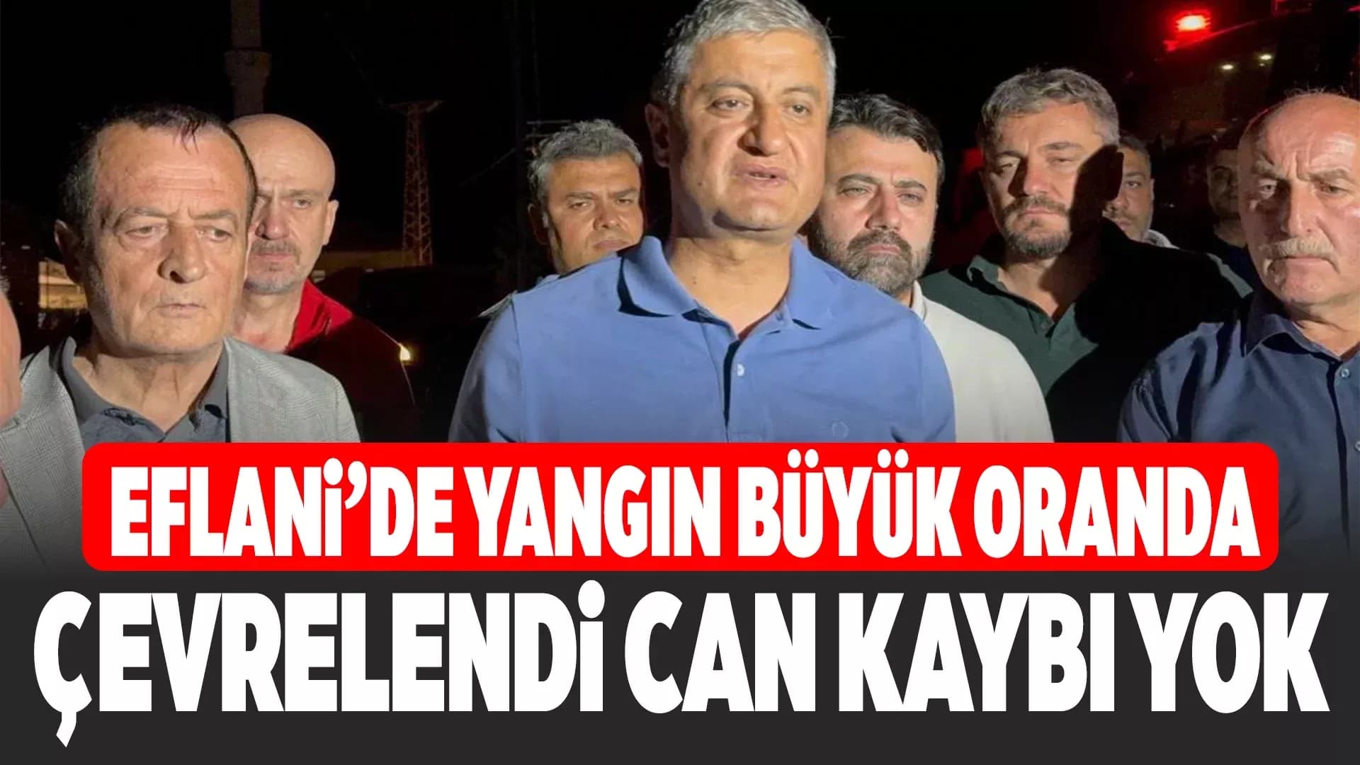 Vali Yavuz: "Karabük’teki orman yangını çevrelendi, 300 personel ile çalışmalar sürüyor"
