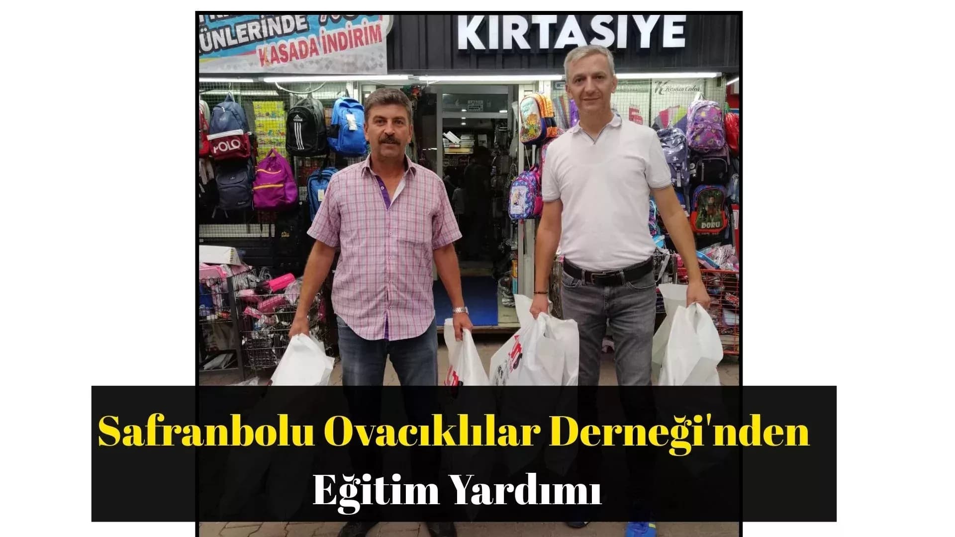 Safranbolu Ovacıklılar Derneği'nden Eğitim Yardımı