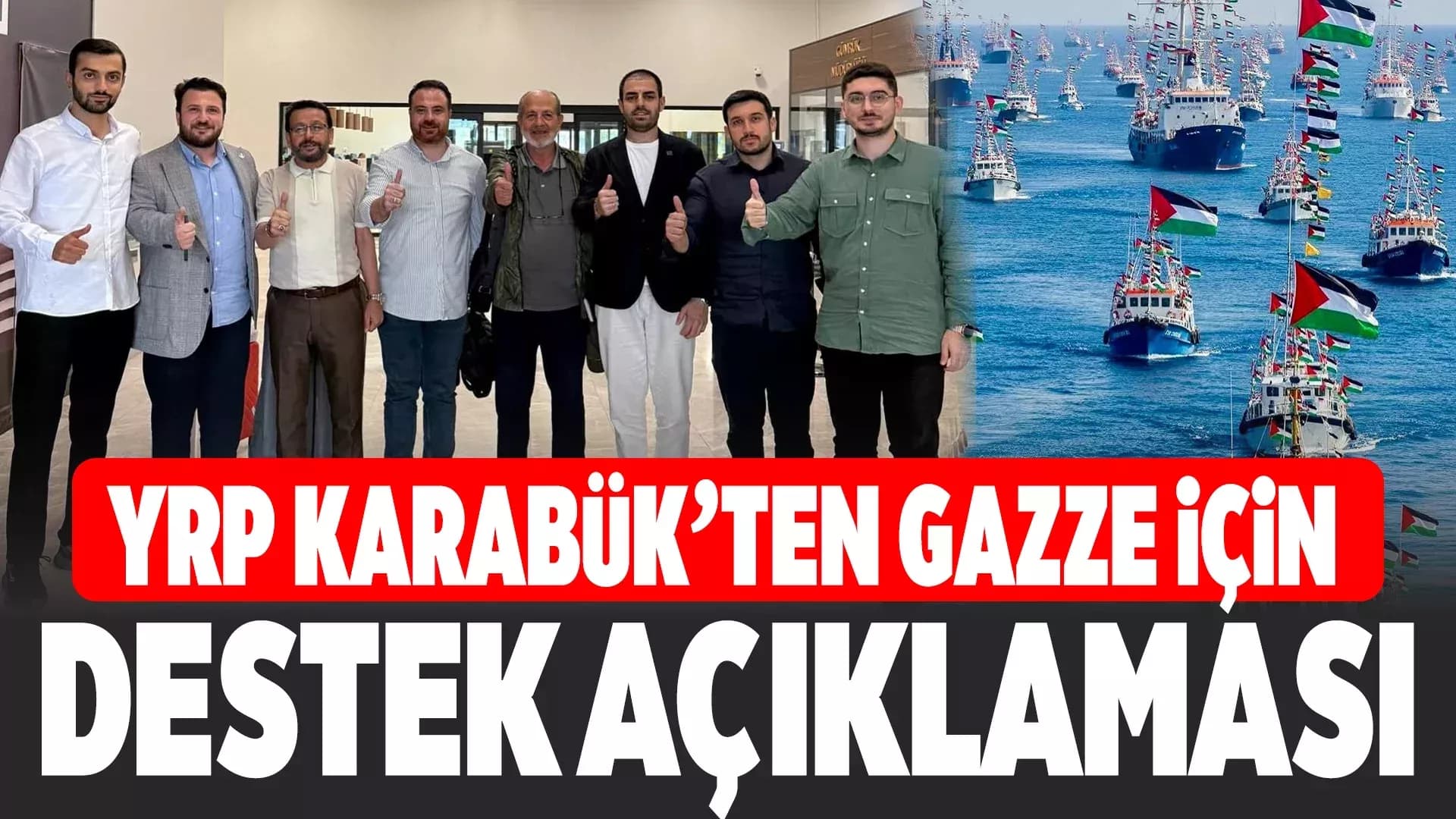 Yeniden Refah Partisi’nden Gazze ile Dayanışma