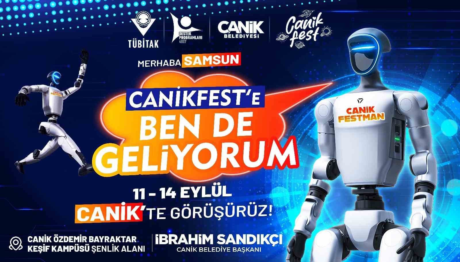 CANİKFEST Yapay Zeka Yolculuğu’nda insansı robot "CANİKFESTMEN" görücüye çıkacak