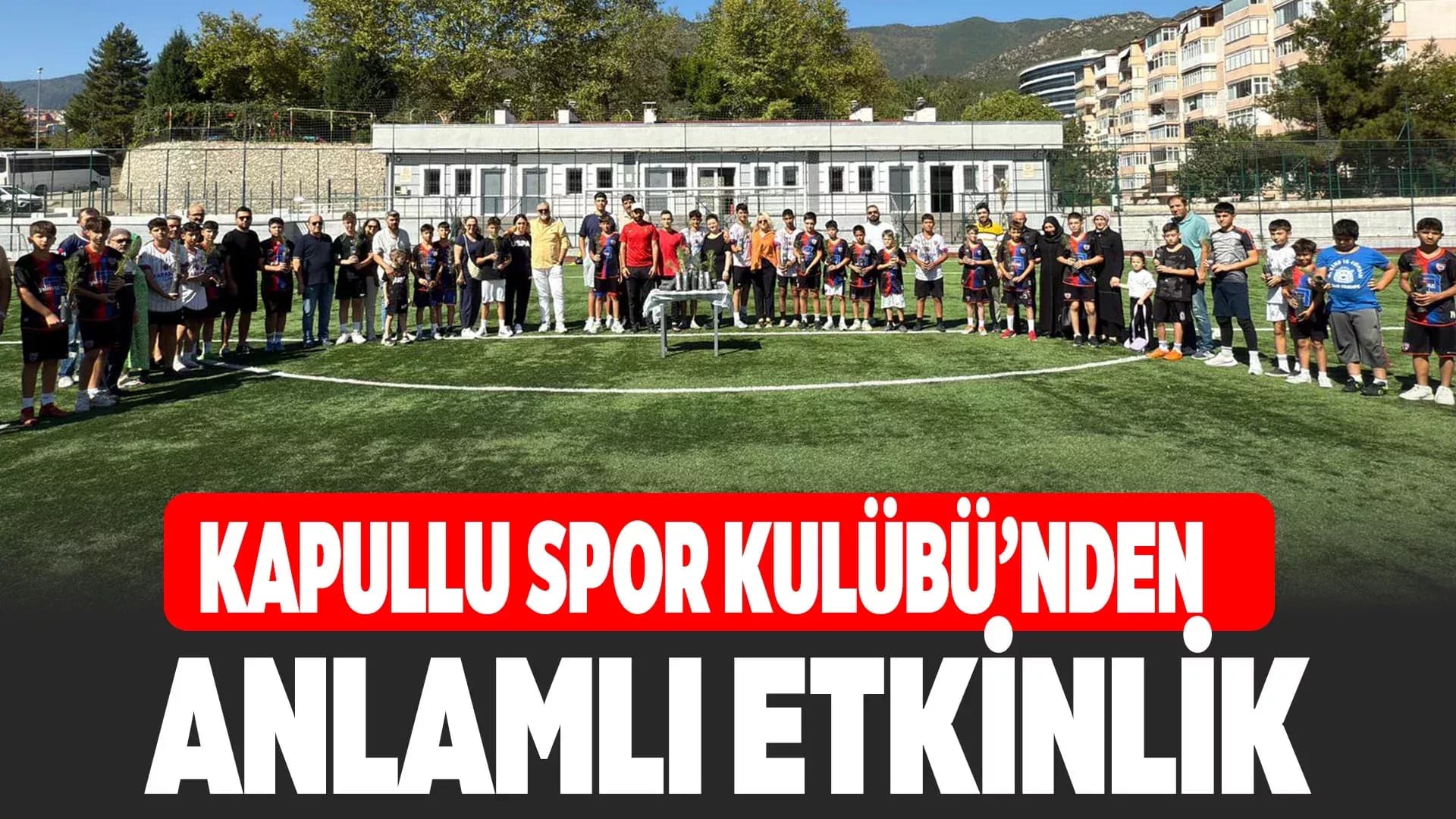 Sporculara Karaçam Fidanı Hediye Edildi