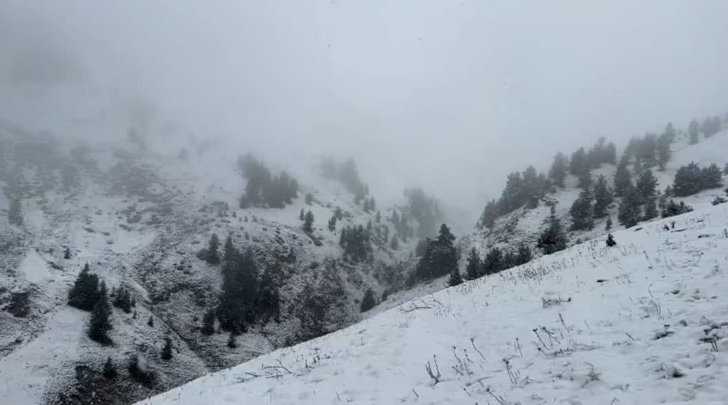 Artvin’de yaylalar kar altında