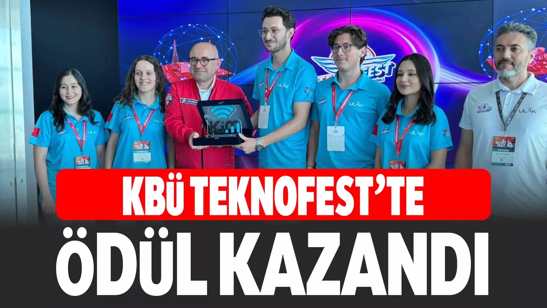 KBÜ Partech Takımı TEKNOFEST’te “En İyi Takım Ruhu” Ödülünü Kazandı