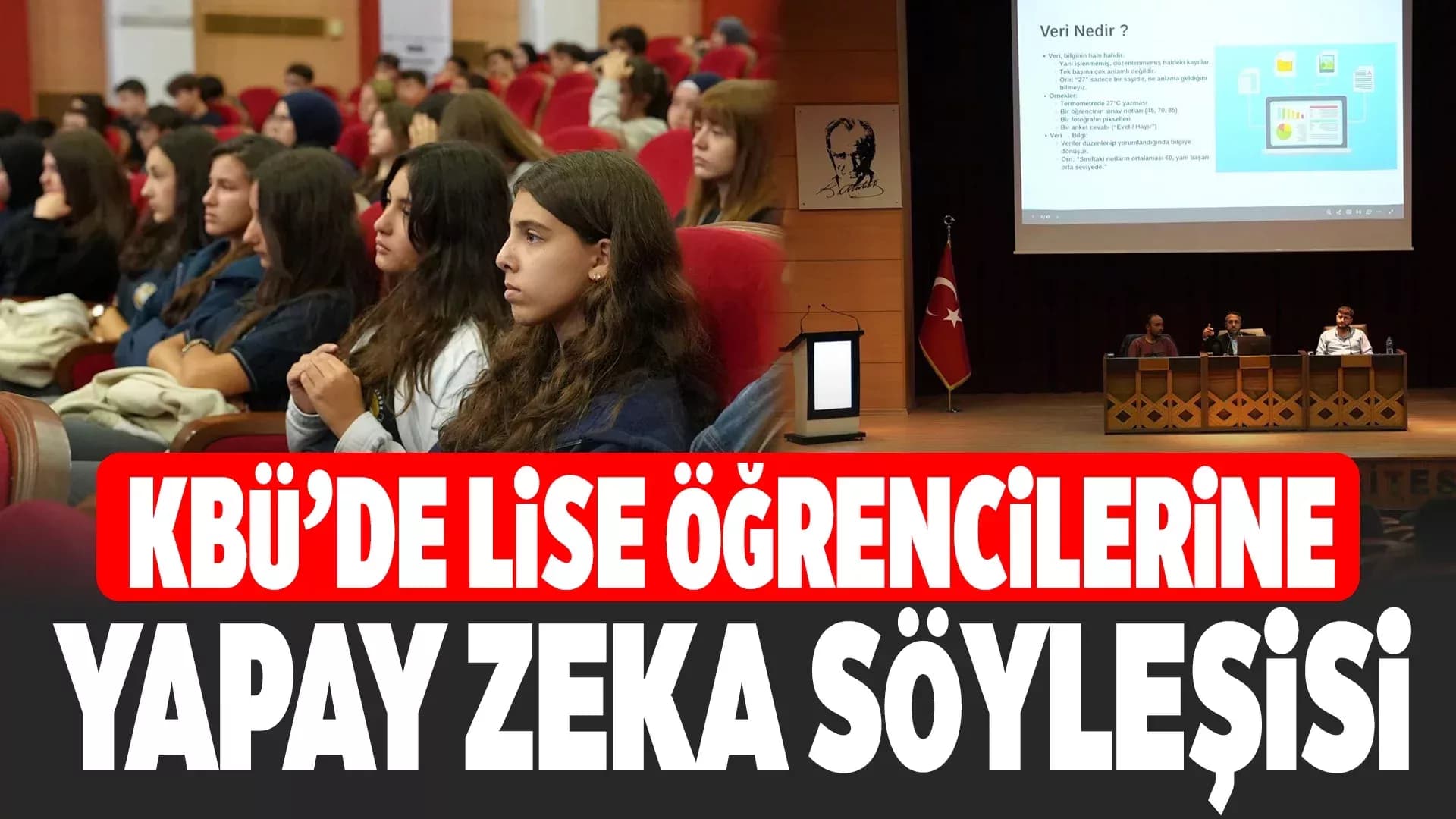 KBÜ'de Lise Öğrencilerine Yapay Zeka Anlatıldı