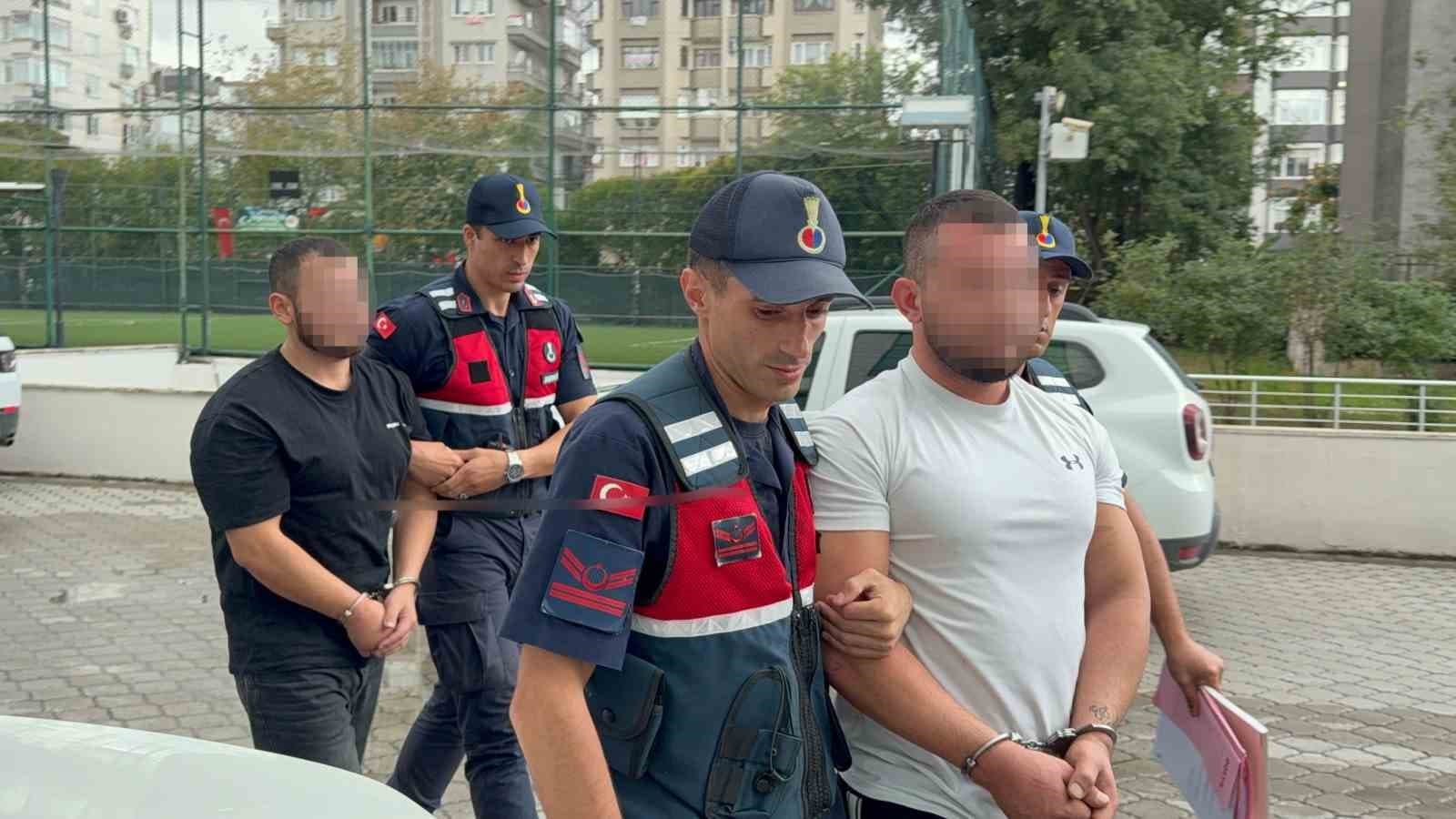 Samsun’da ormana götürdükleri şahsı darp eden 2 kişi jandarmaya yakalandı