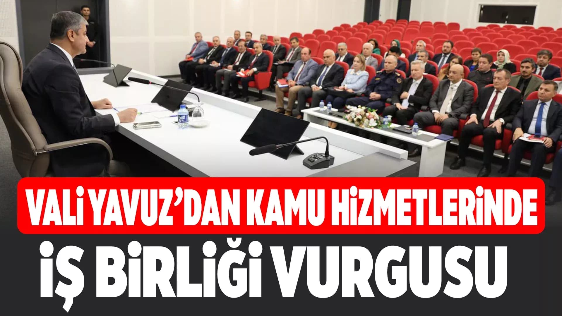 Karabük'te İl Müdürleri Toplantısı Vali Yavuz Başkanlığında Yapıldı