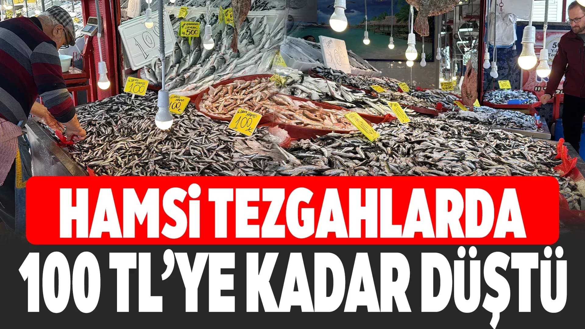 Karabük'te Balık Tezgahlarında Hamsi Bolluğu Yaşanıyor