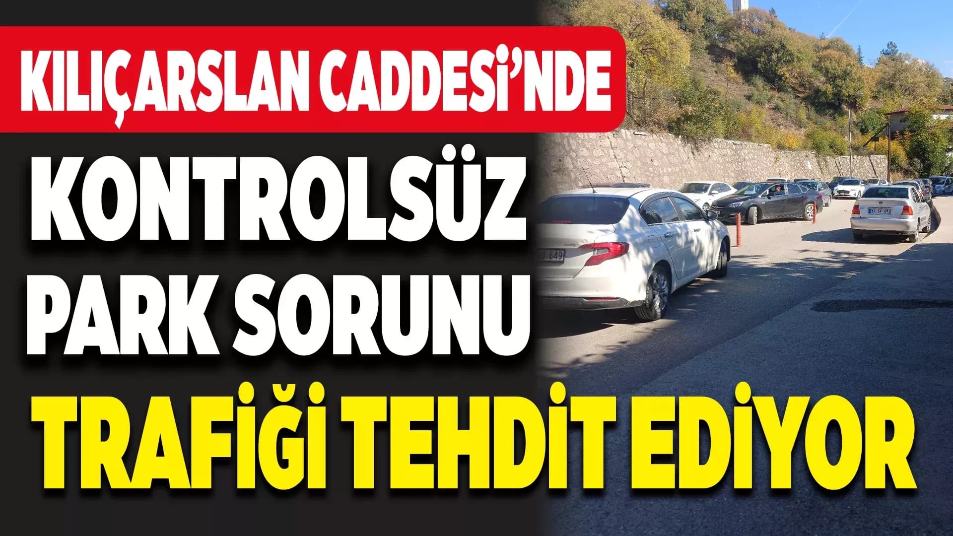 Karabük'te Çift Yönlü ParklarTehlike Saçıyor