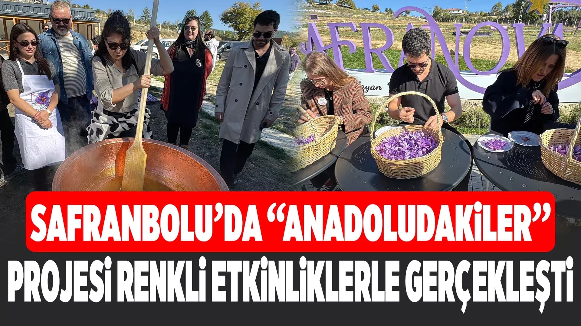 "Anadolu'dakiler" projesinin ilk "İmeci Ağı" dünyanın en pahalı baharatı safran oldu