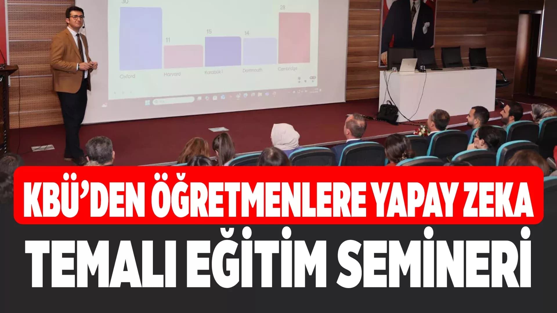 KBÜ'den Öğretmenlere “Yapay Zeka ile Yabancı Dil Öğretimi” Semineri