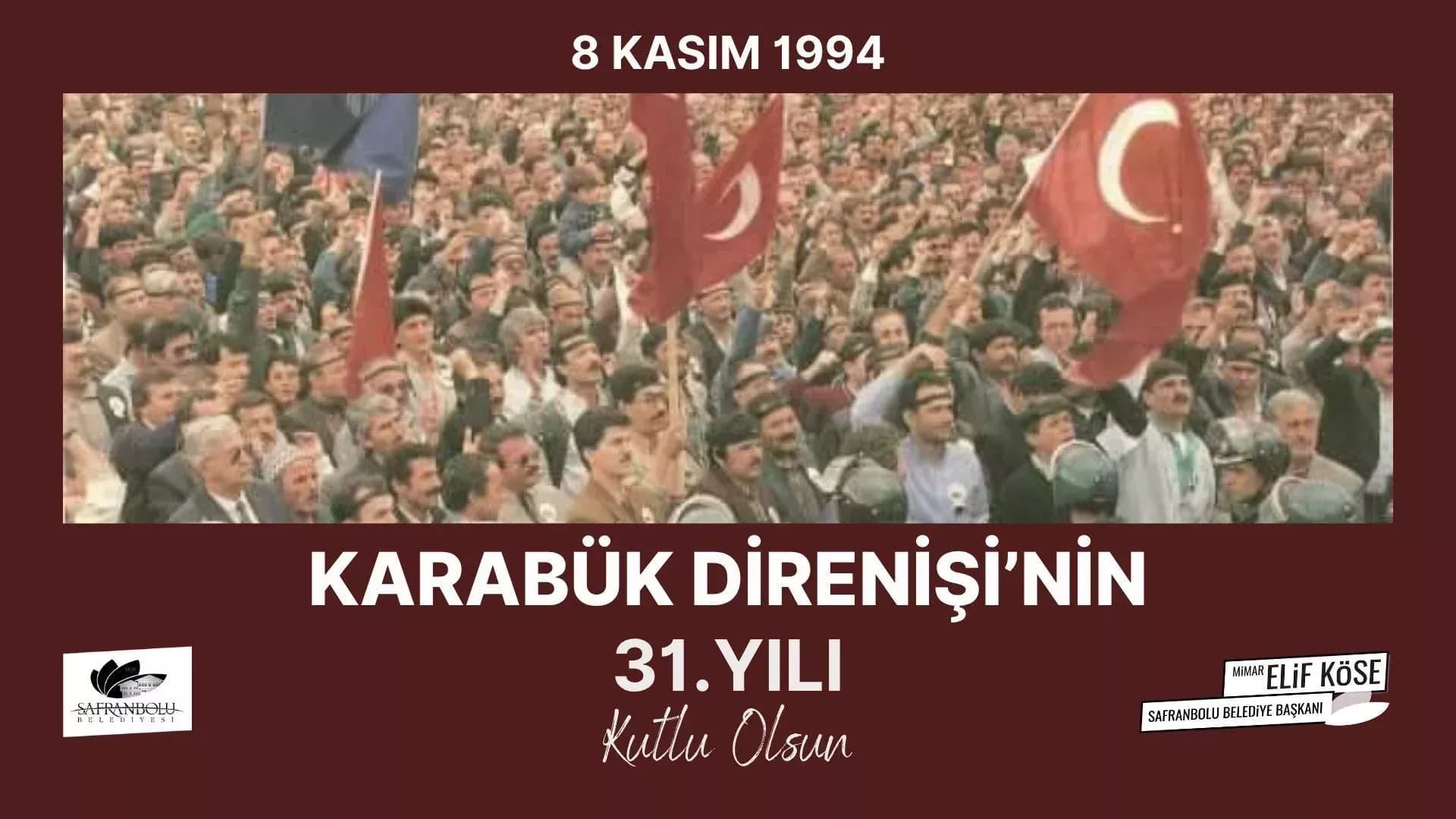 Başkan Elif Köse’den 8 Kasım Mesajı