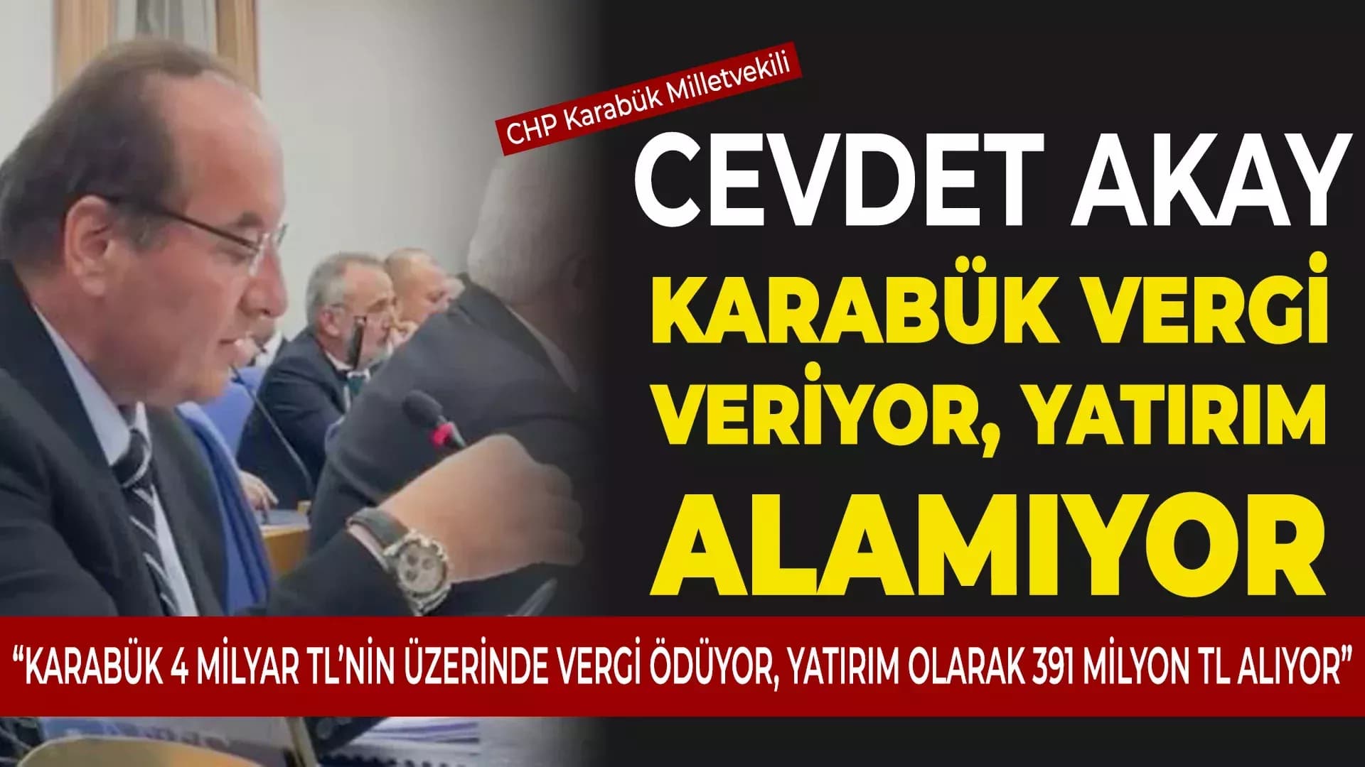 Akay: "Karabük’e İhtisas Fakülteleri Açılmalı"