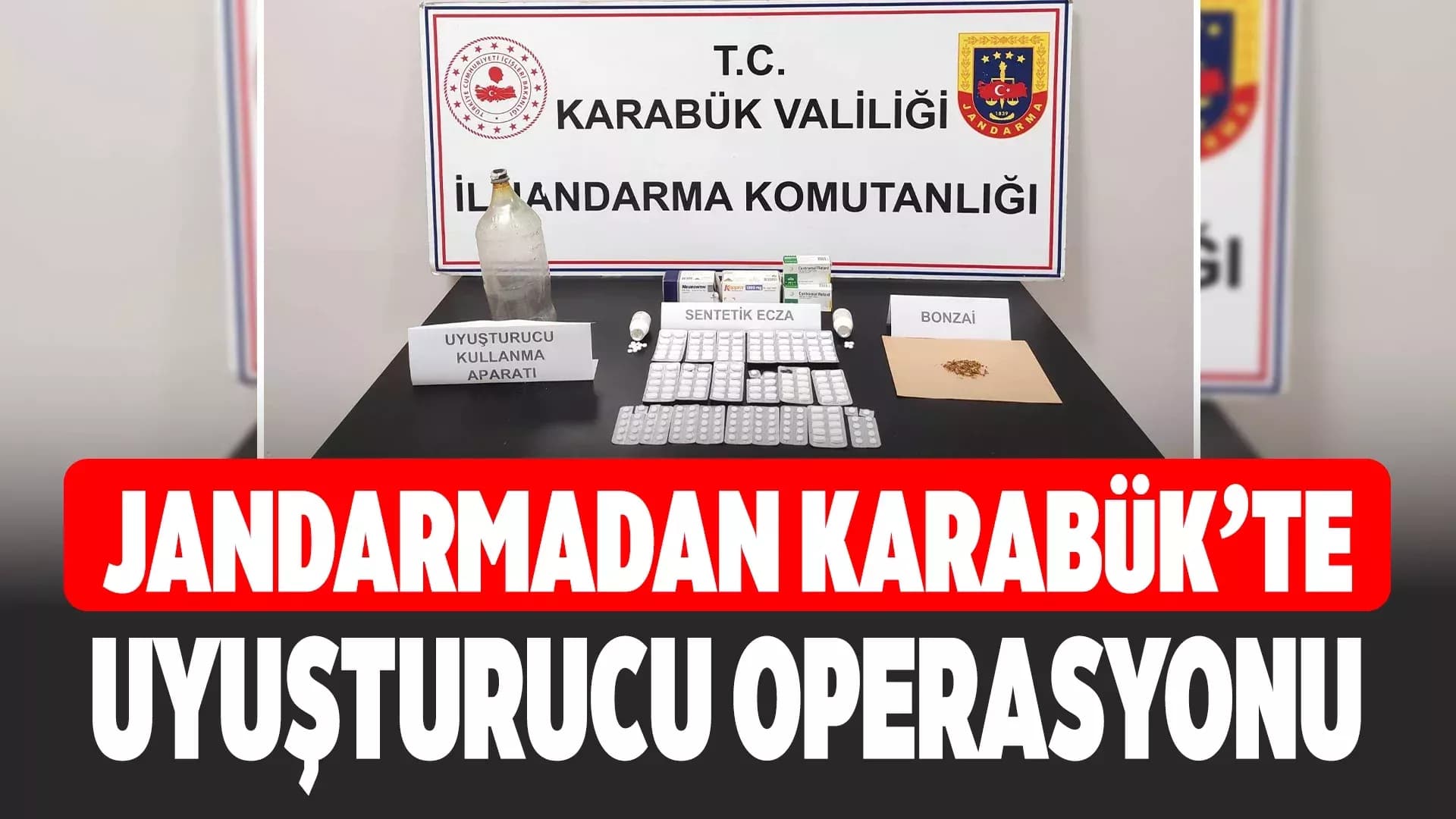 Karabük’te Jandarmadan Uyuşturucu Operasyonu