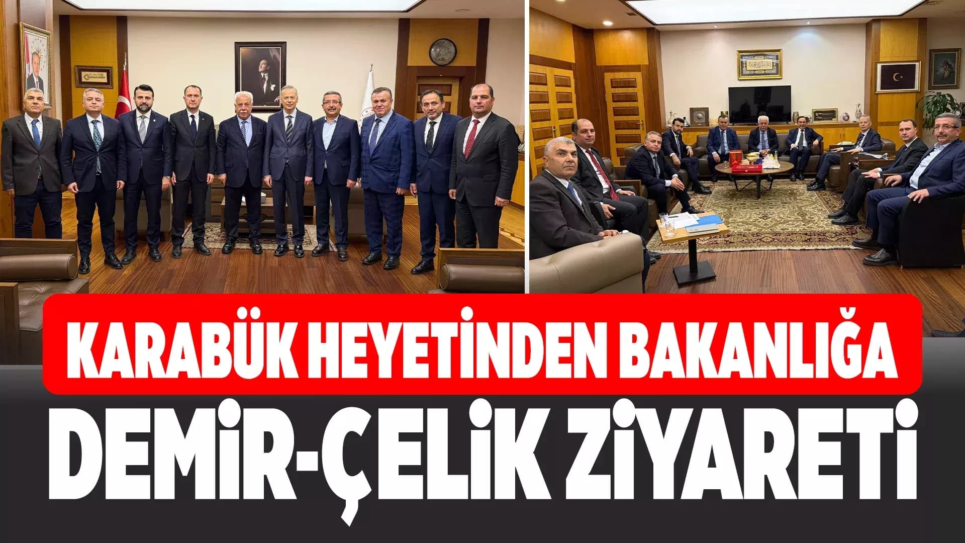 Karabük Heyetinden Bakan Yardımcısı Ağar’a Ziyaret