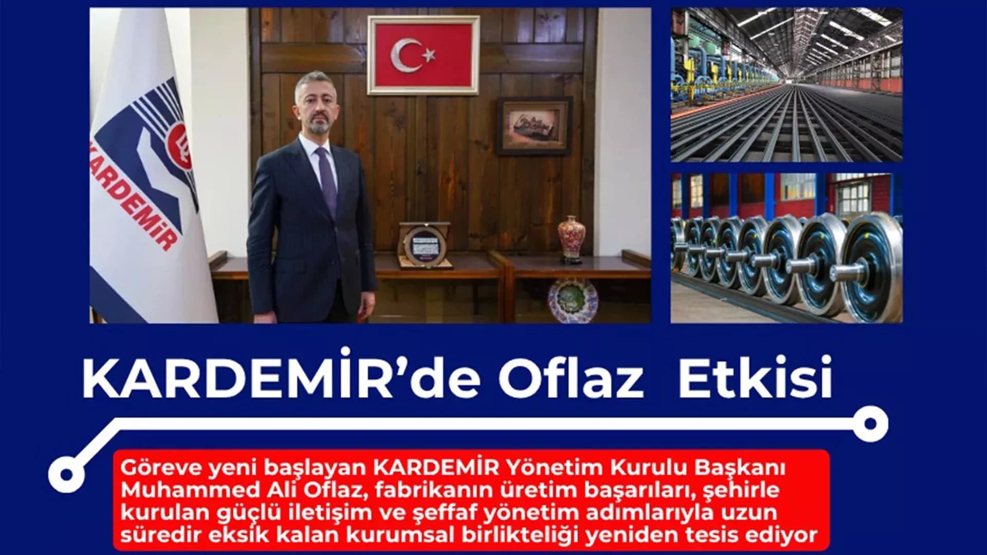 KARDEMİR Oflaz Döneminde Yeni Bir Sayfa Açıyor