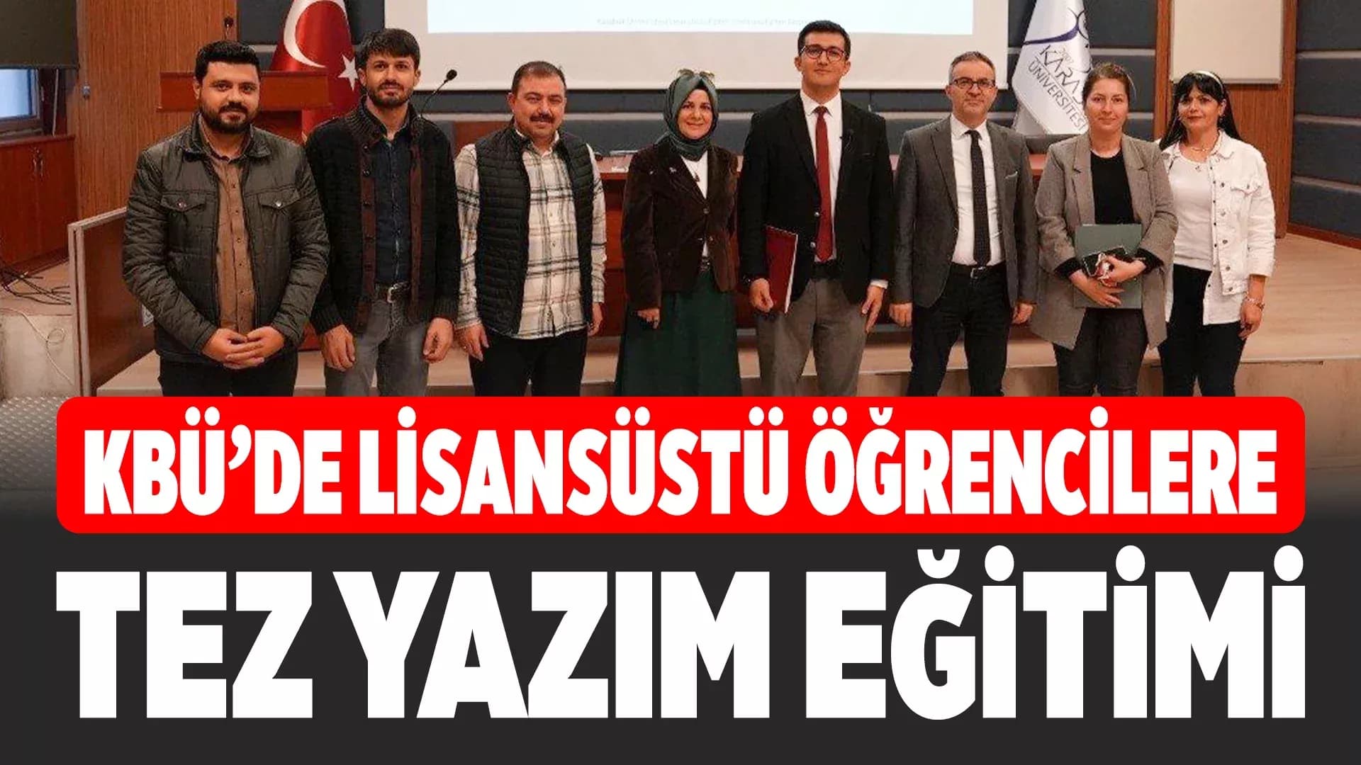 KBÜ Tez Yazım Atölyesinde Bilimsel Etik ve Atıf Kültürü Ele Alındı