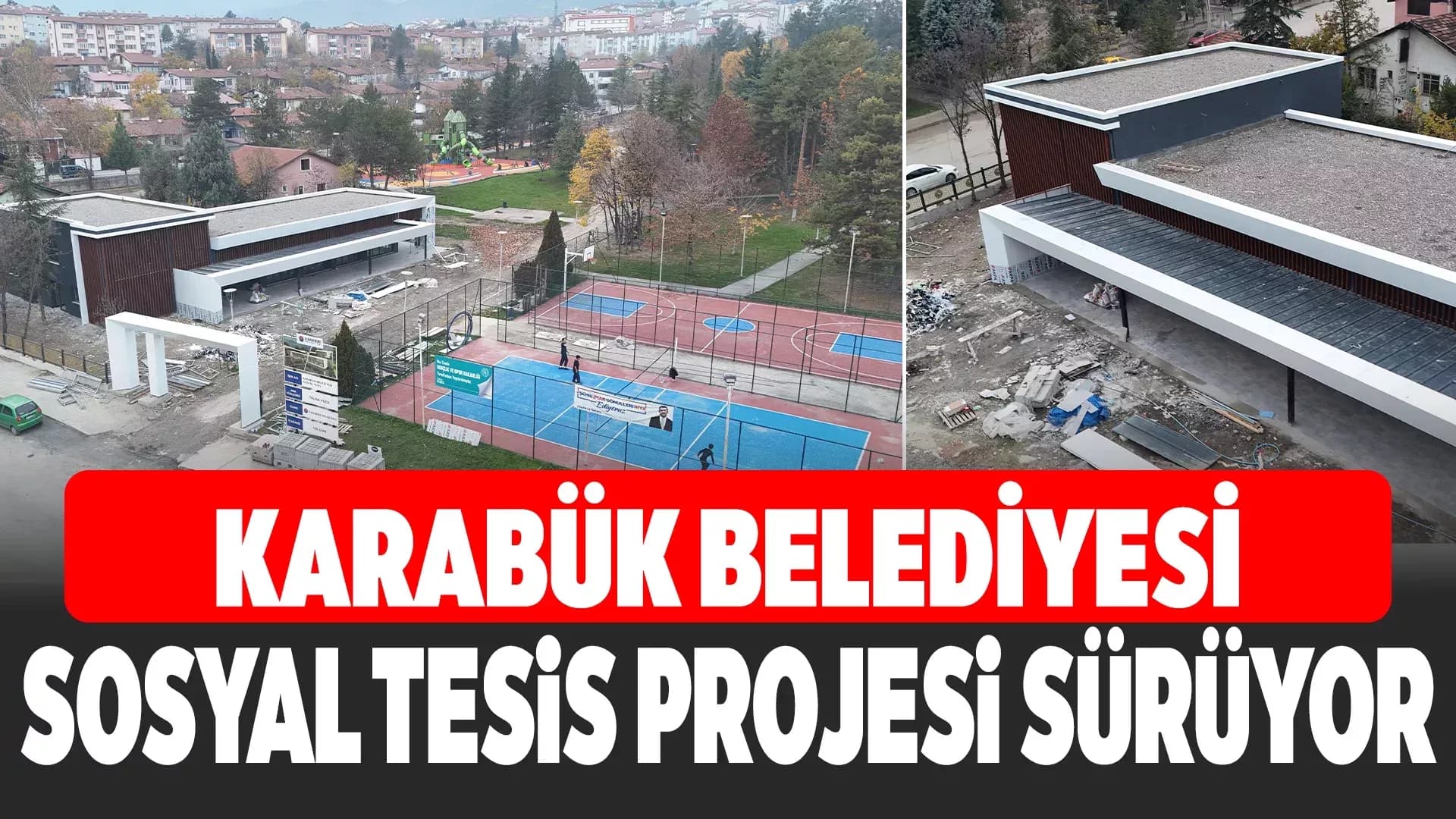 5000 Evler Sosyal Tesisleri’nde Çalışmalar Sürüyor