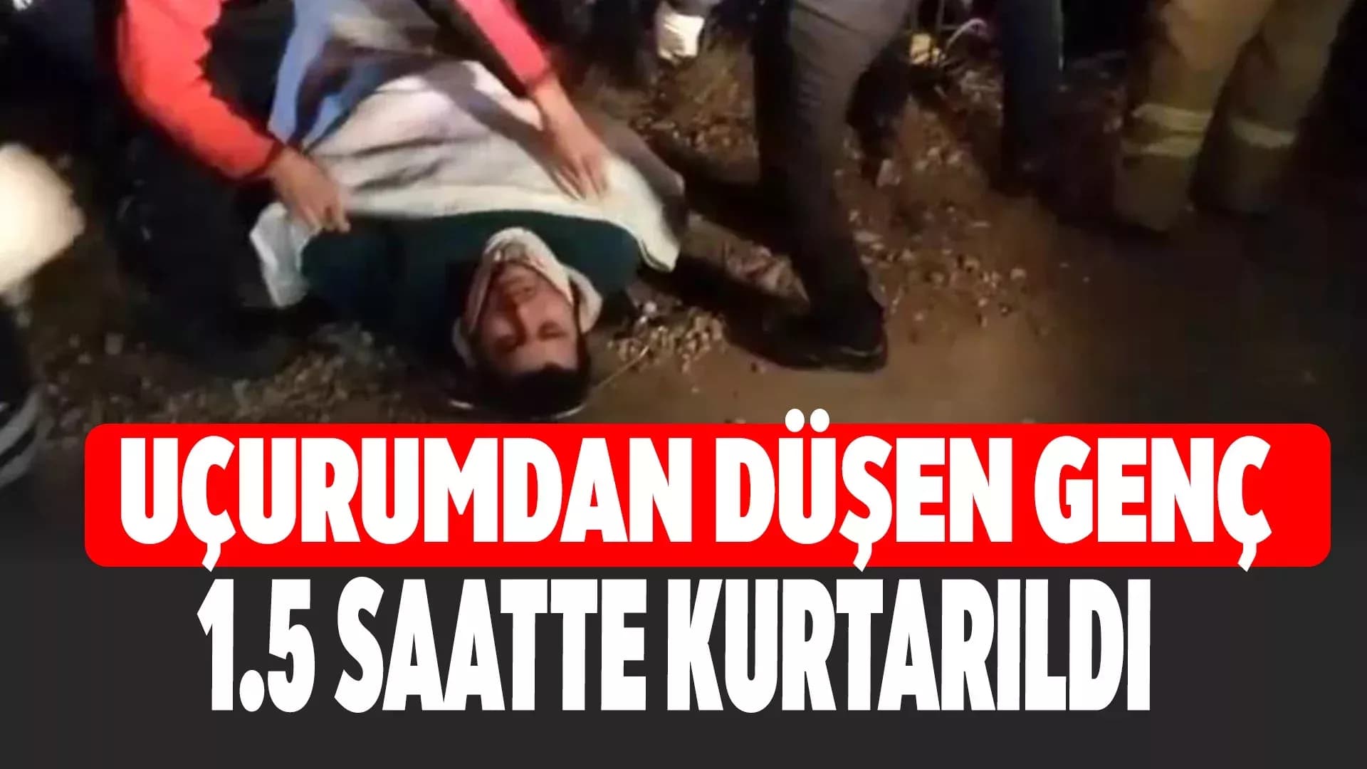 Safranbolu'da Uçuruma Yuvarlanan Motosikletliyi Ekipler Kurtardı