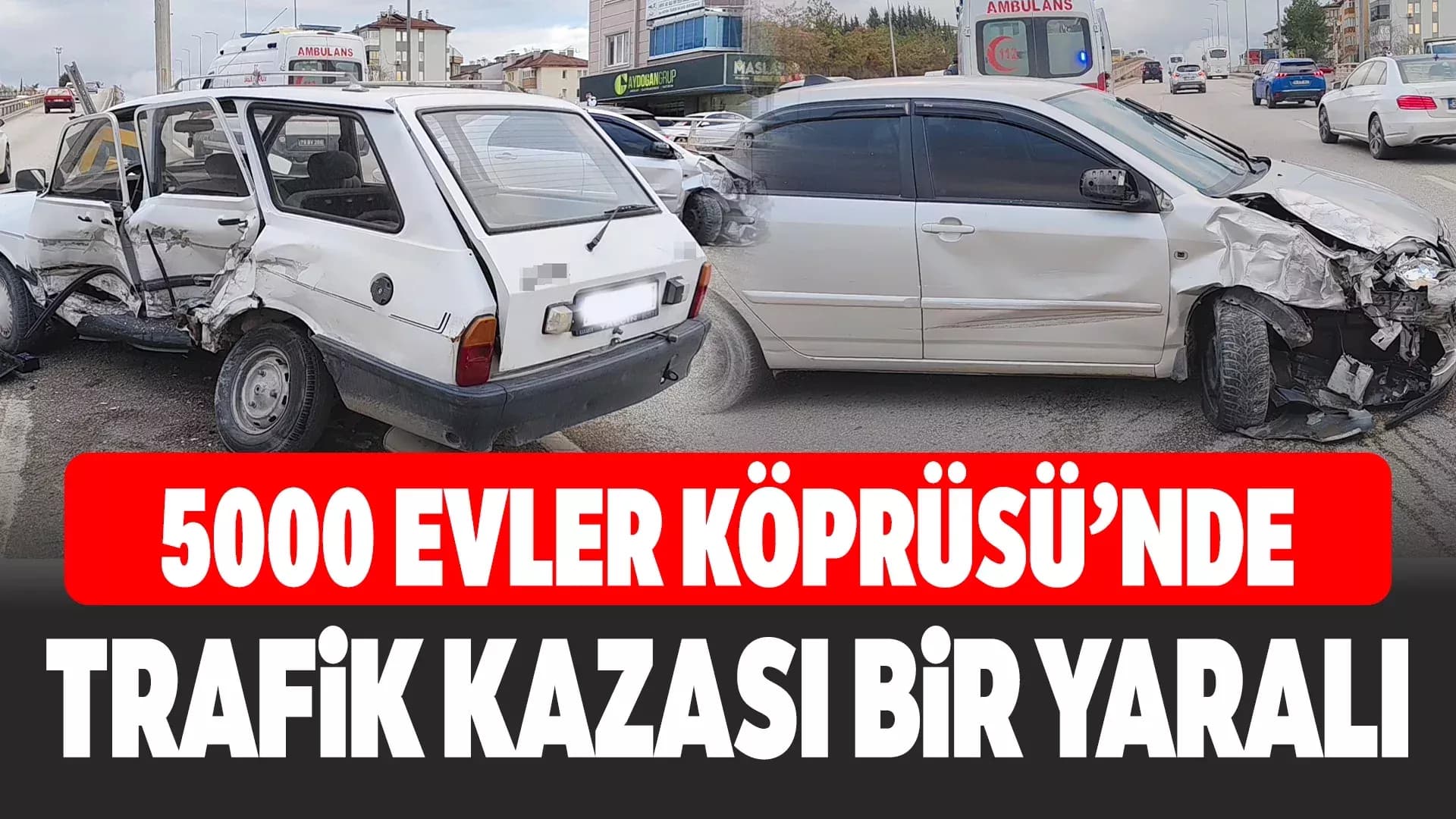 Karabük'te İki Otomobilin Çarpıştığı Kaza Anı Kamerada: 1 Yaralı
