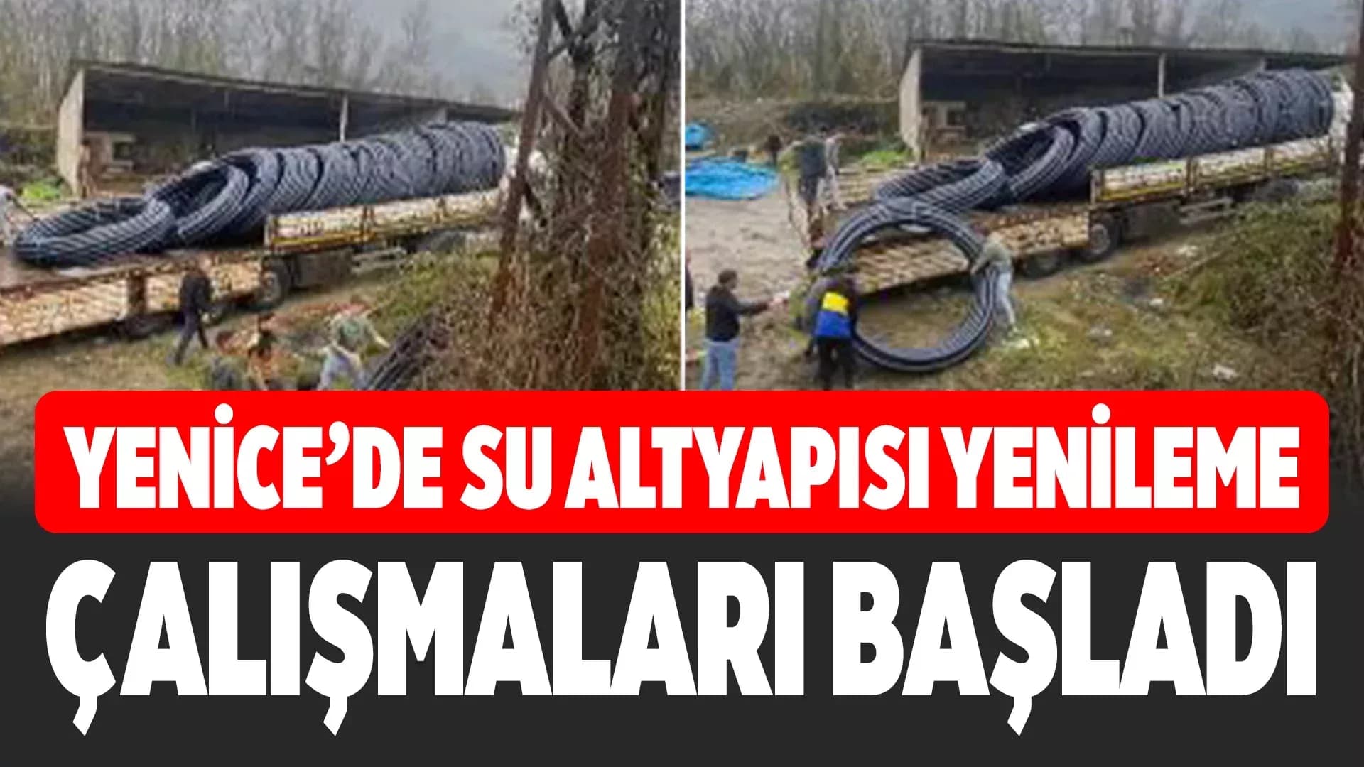 Yenice’de Su Altyapısı Yenileniyor