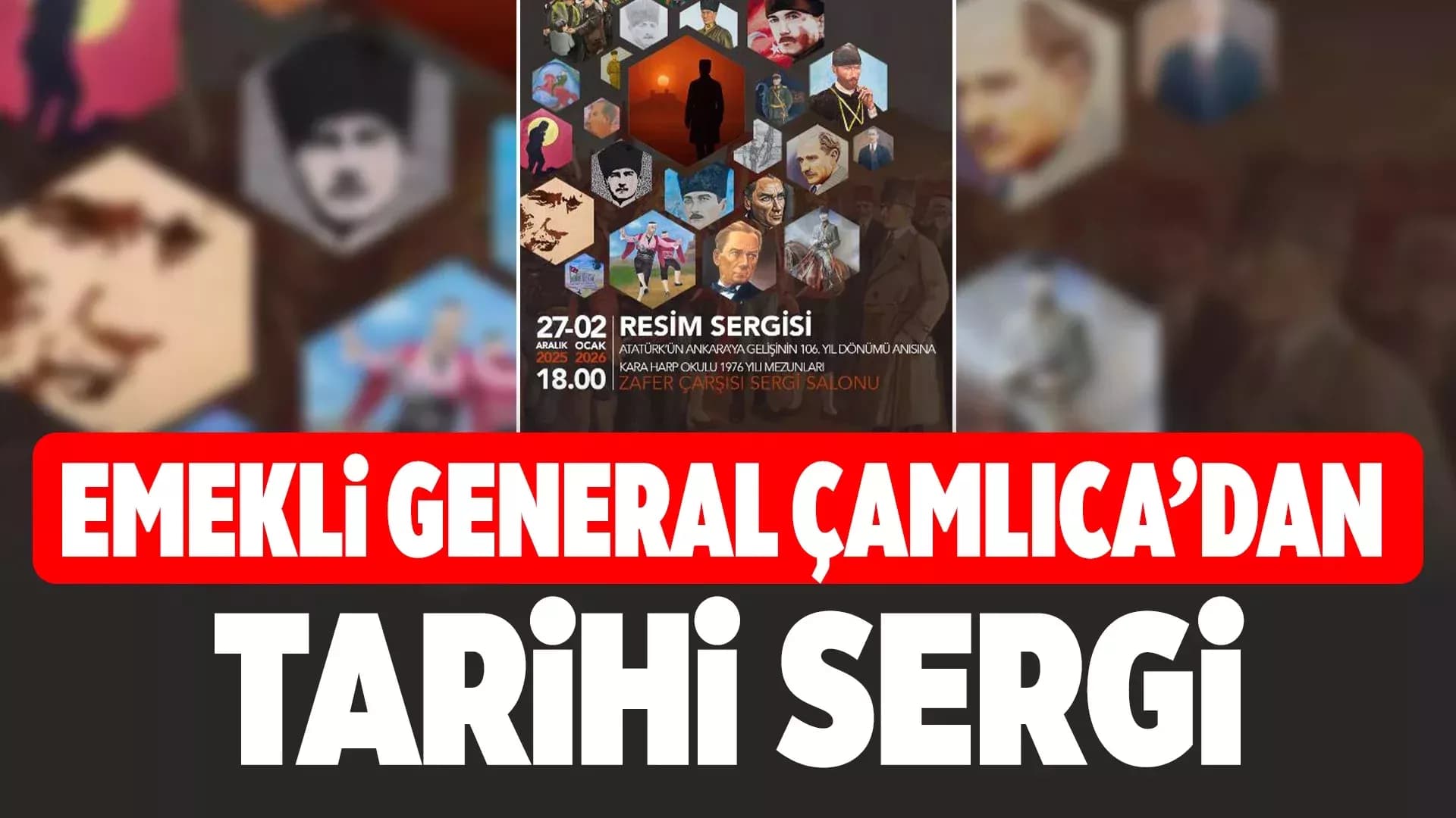 Safranbolulu Emekli General Zafer Çamlıca’dan Anlamlı Sergi