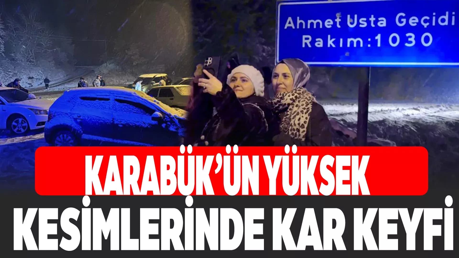 Kar yağışını duyan soluğu burada aldı