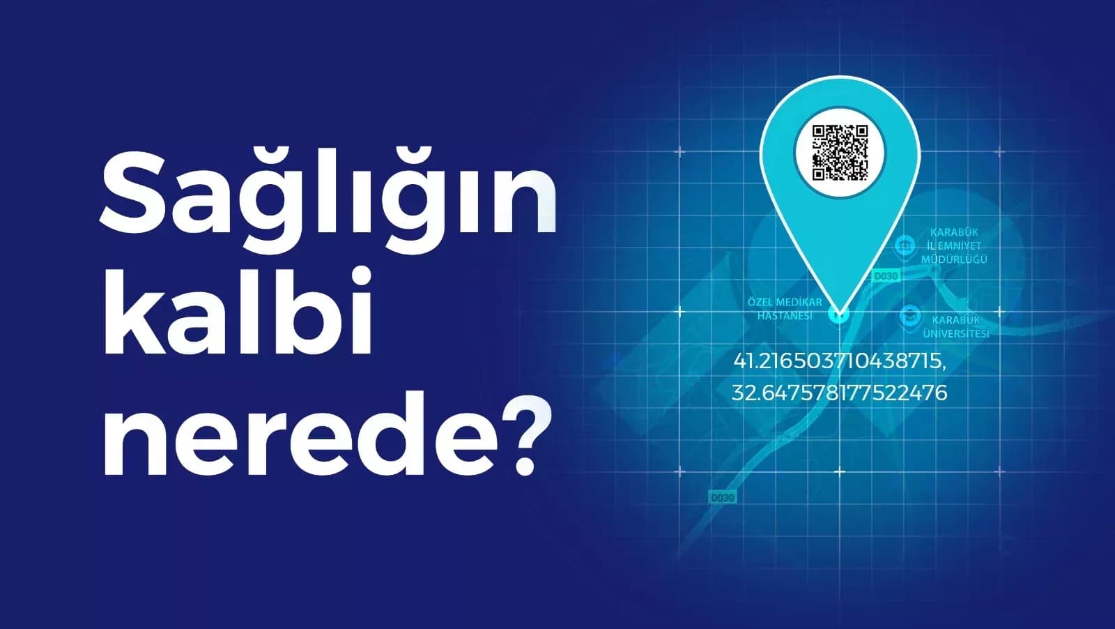 Billboardlarda merak uyandıran mesaj: "Sağlığın Kalbi Nerede?"