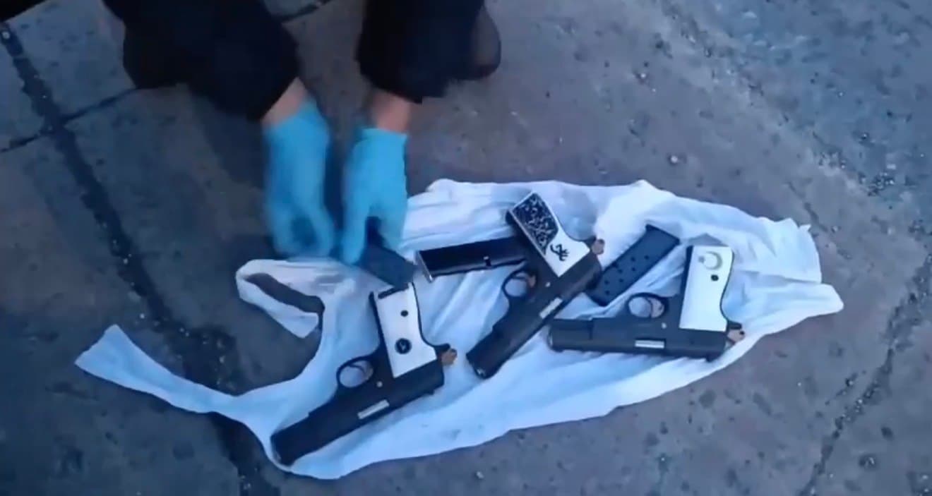 Samsun’da şüpheli araçtan 3 adet ruhsatsız tabanca ele geçirildi