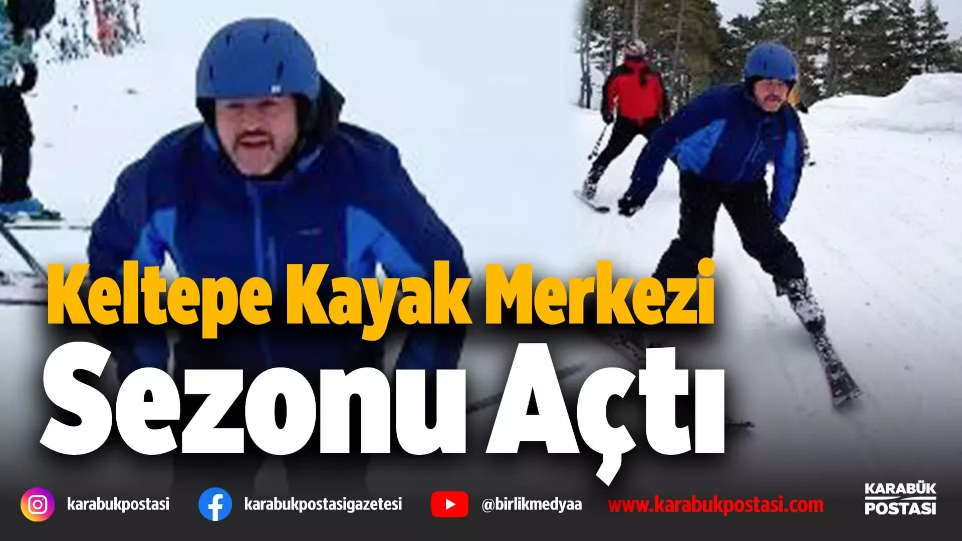 Başkan Özkan Çetinkaya'dan Keltepe'de Kayak Keyfi