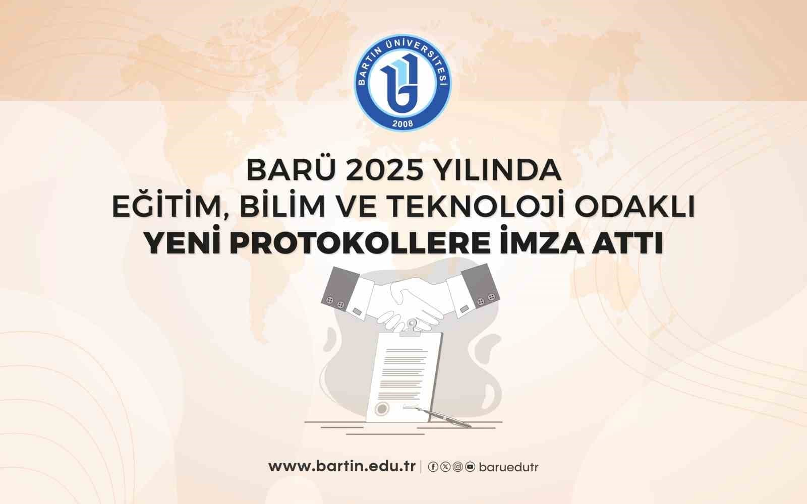 BARÜ 2025 yılında eğitim, bilim ve teknoloji odaklı yeni protokollere imza attı