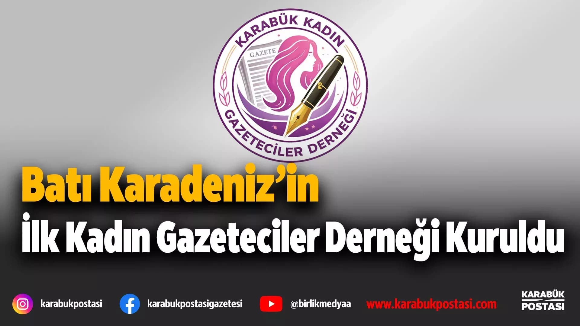 Karabük Kadın Gazeteciler Derneği Kuruldu