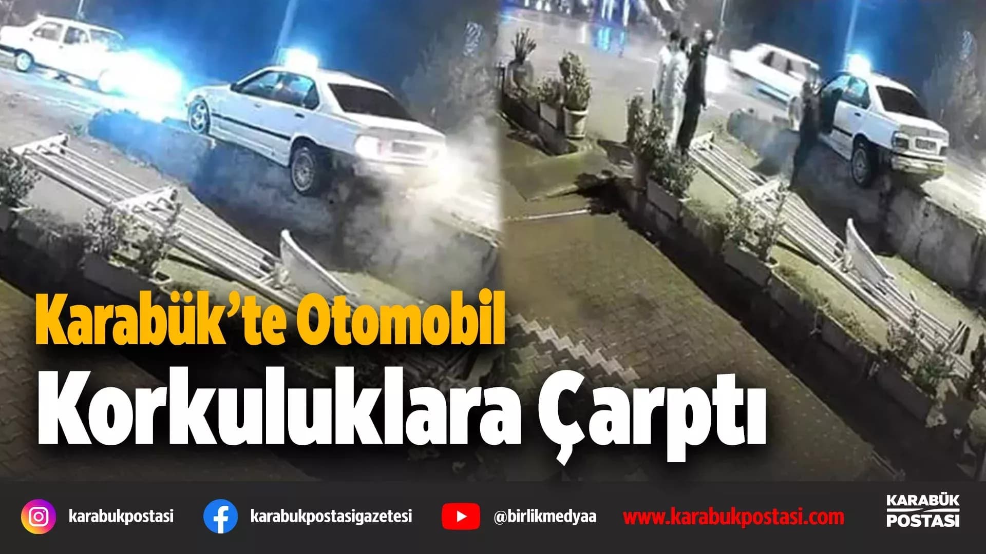 Karabük'te kaza yapınca aracını bırakıp gitti
