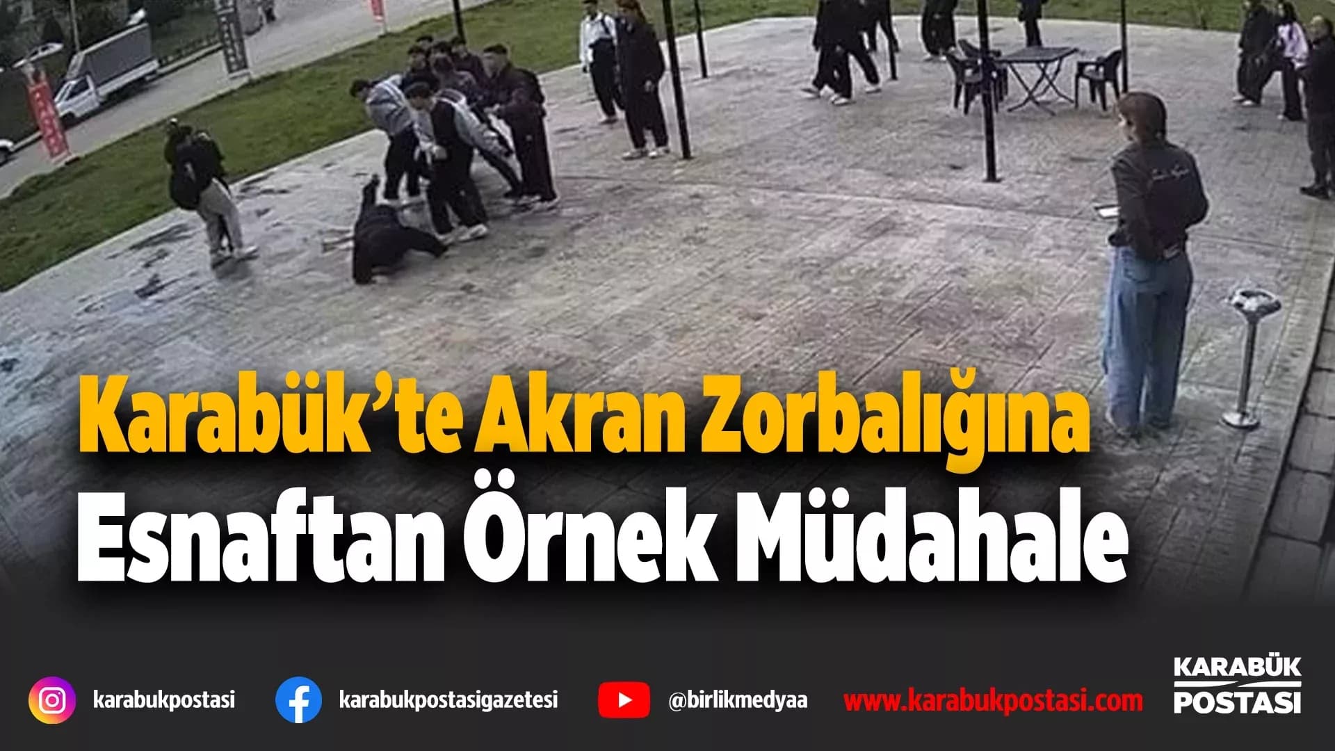 Akran zorbalığı sokağa taştı