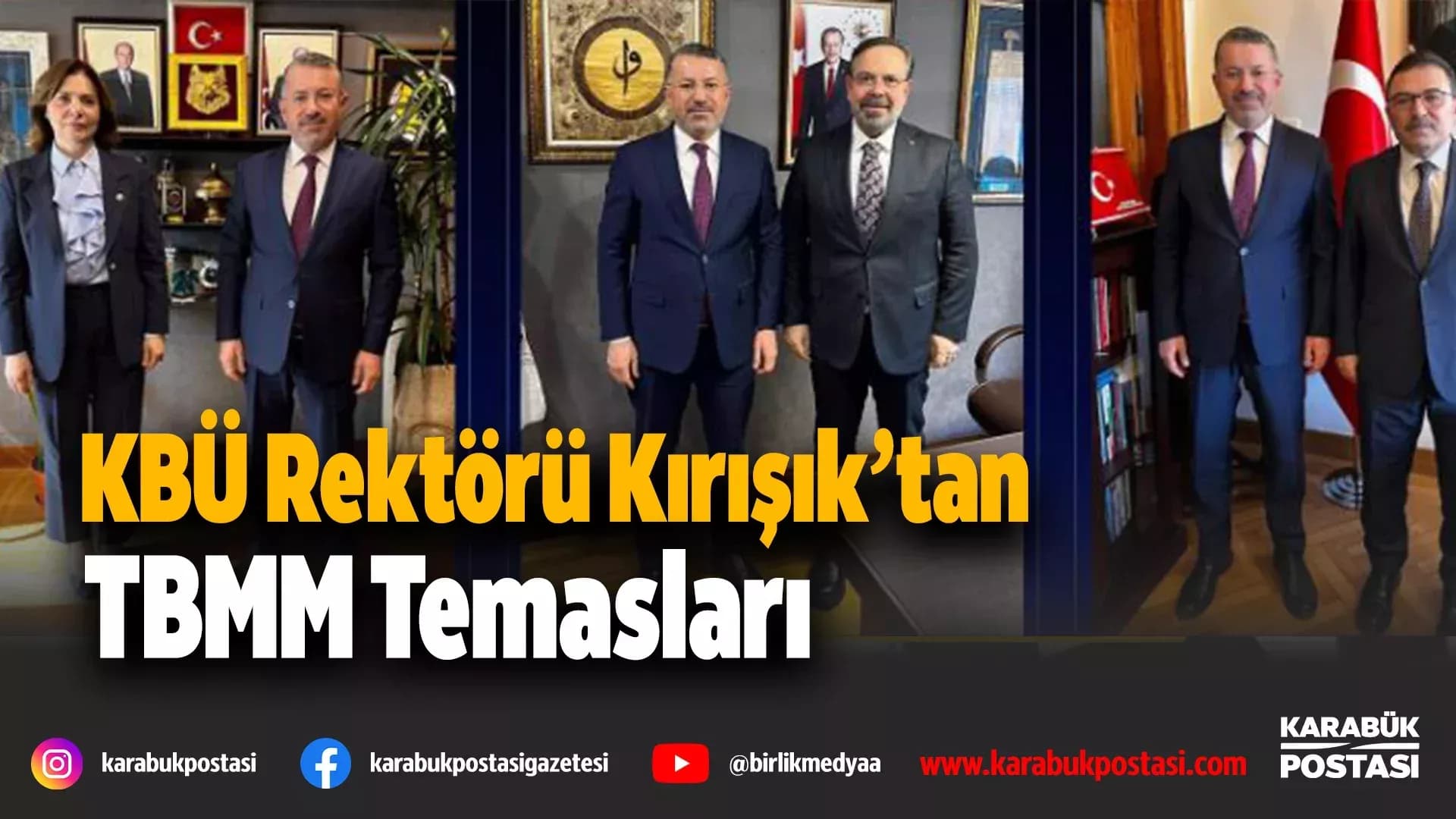 KBÜ’nün Bilim Temelli Projeleri TBMM’de Milletvekilleriyle İstişare Edildi