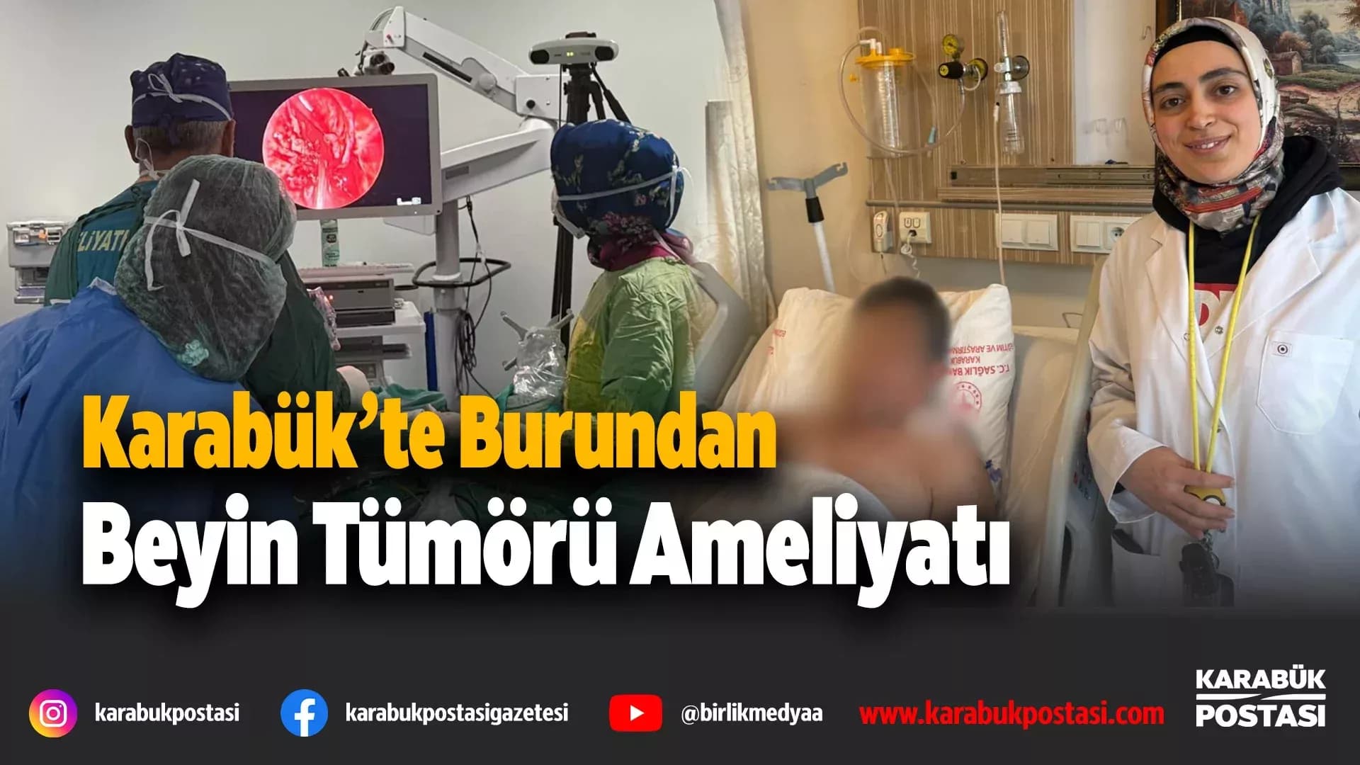 Karabük’te ilk kez kesisiz beyin ameliyatı