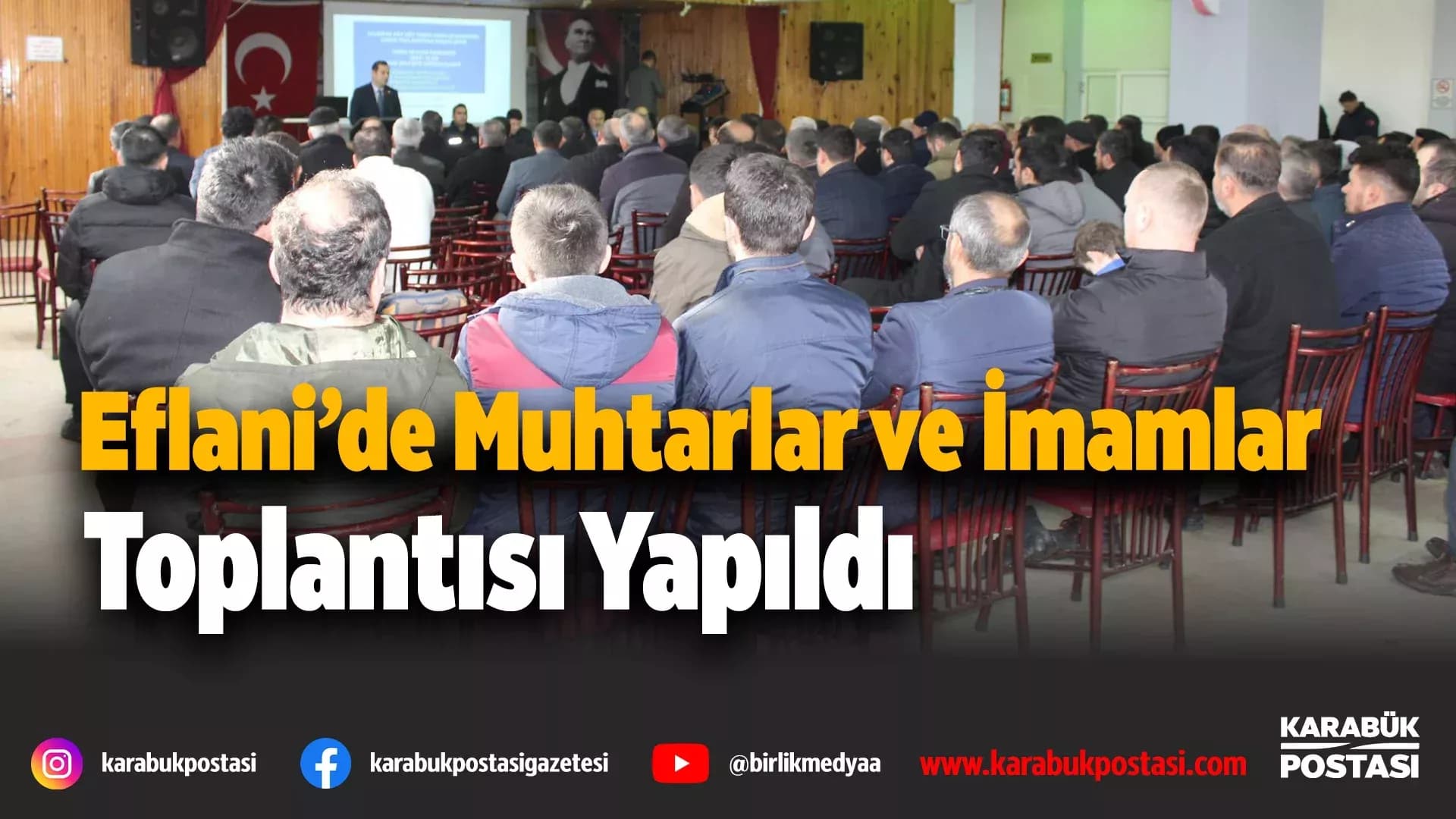 Eflani’de Muhtarlar ve İmamlar Toplantısı Gerçekleştirildi