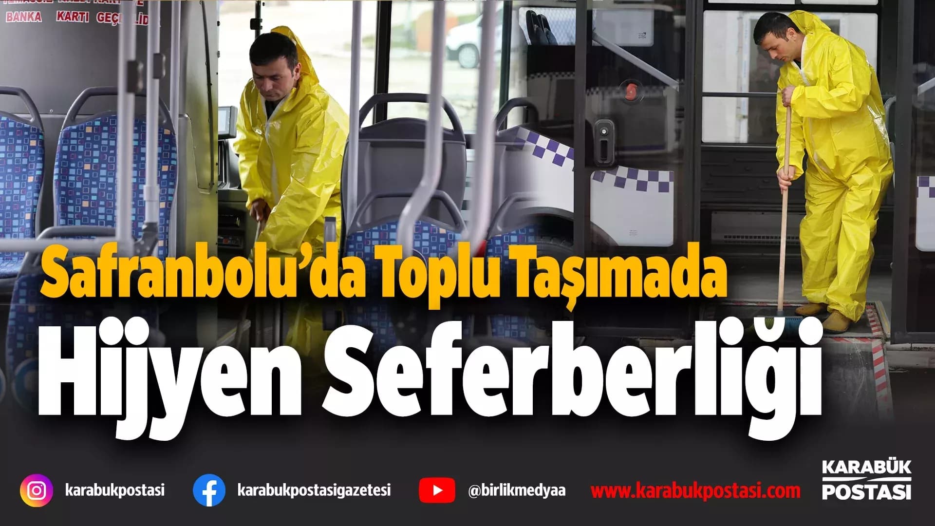 Safranbolu'da toplu taşımada öncelik hijyen