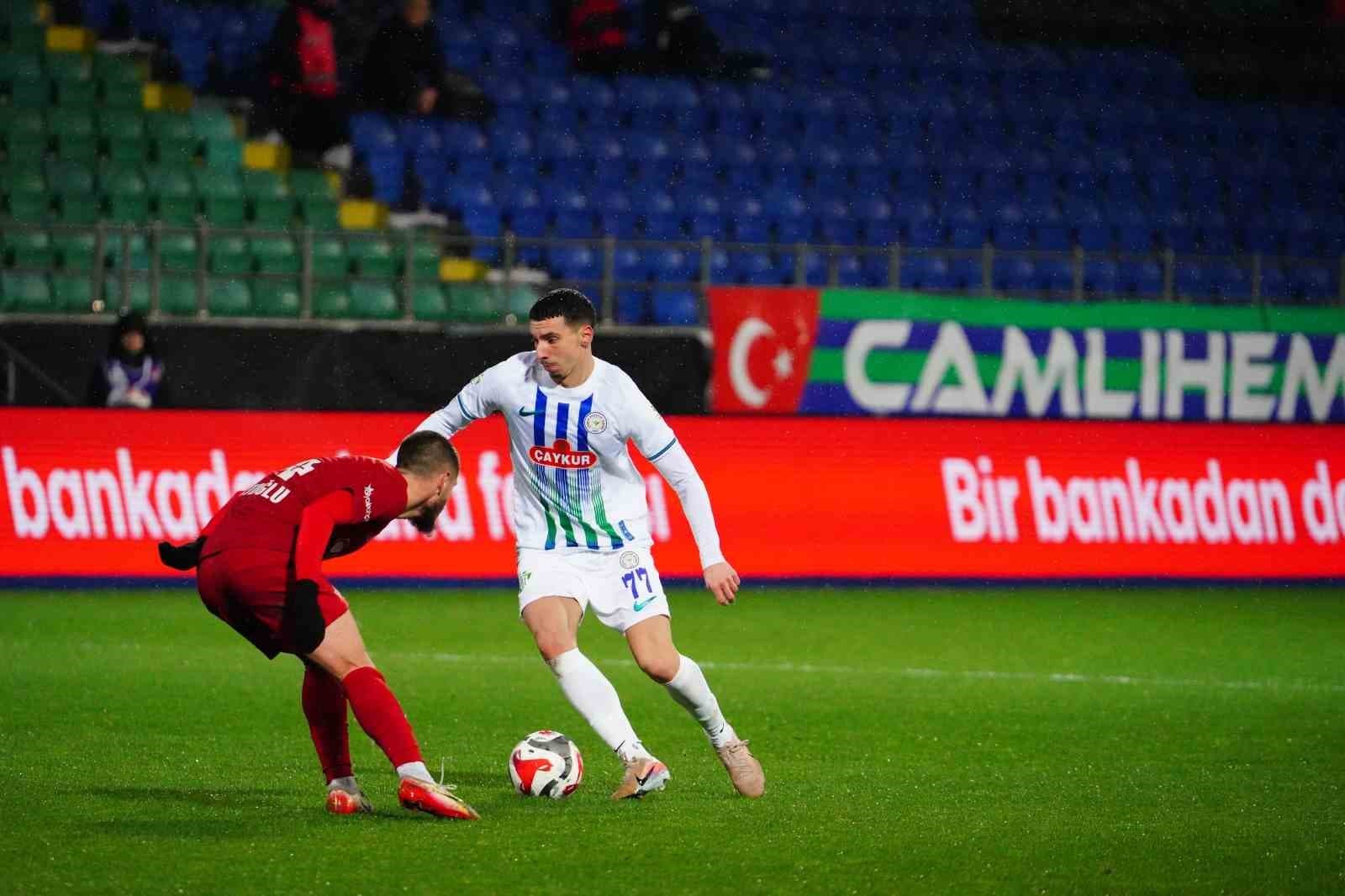 Ziraat Türkiye Kupası: Çaykur Rizespor: 1 - Beyoğlu Yeni Çarşı: 1 (Maç sonucu)