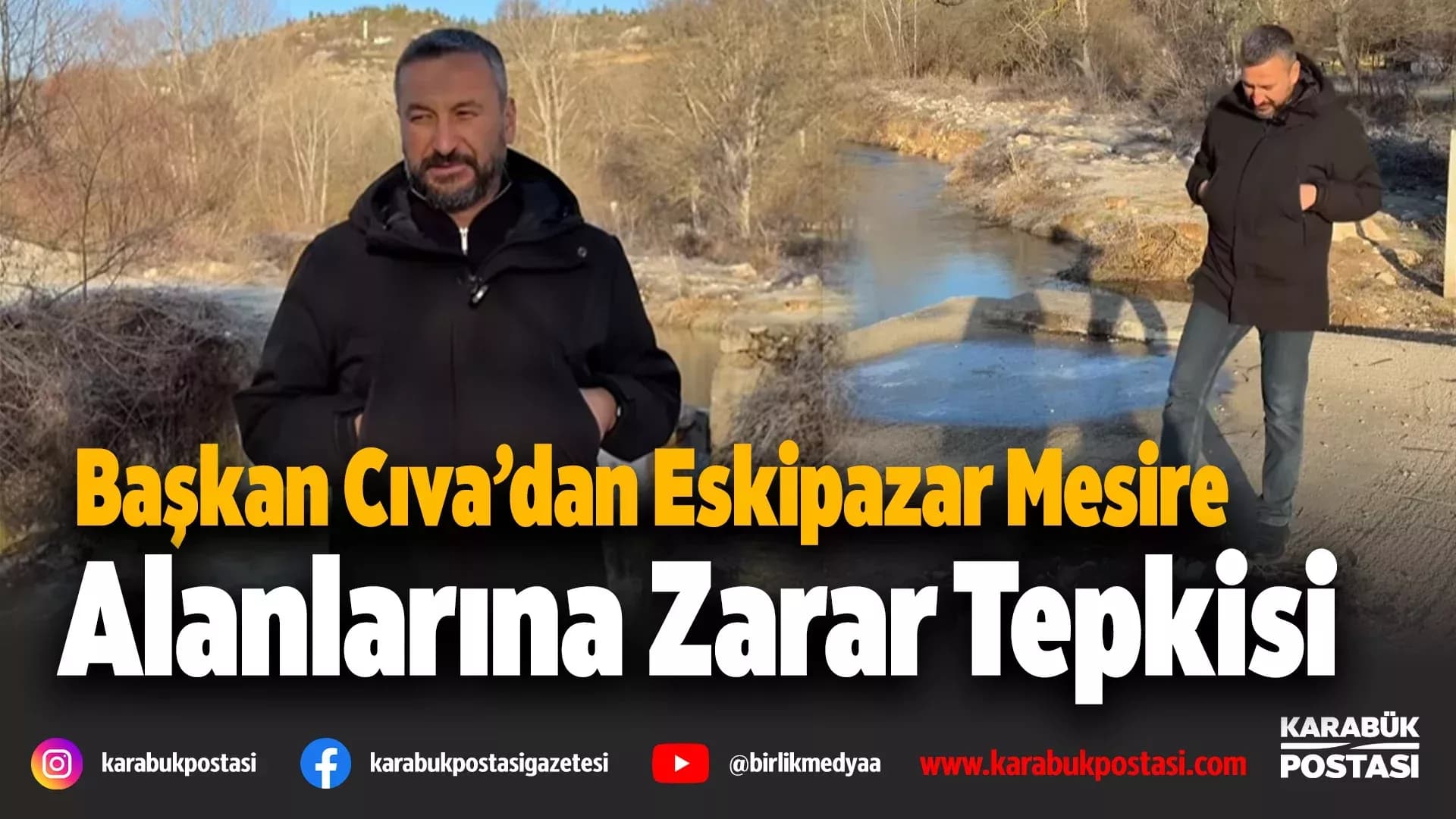 Eskipazar’da mesire alanlarına verilen zarar tepki çekiyor