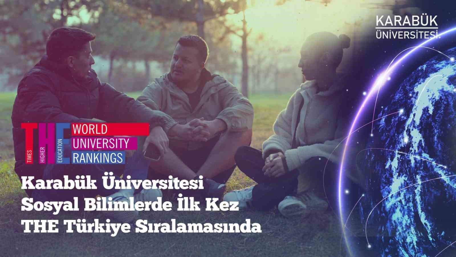 KBÜ, THE 2026’da sosyal bilimlerde Türkiye listesinde yer aldı