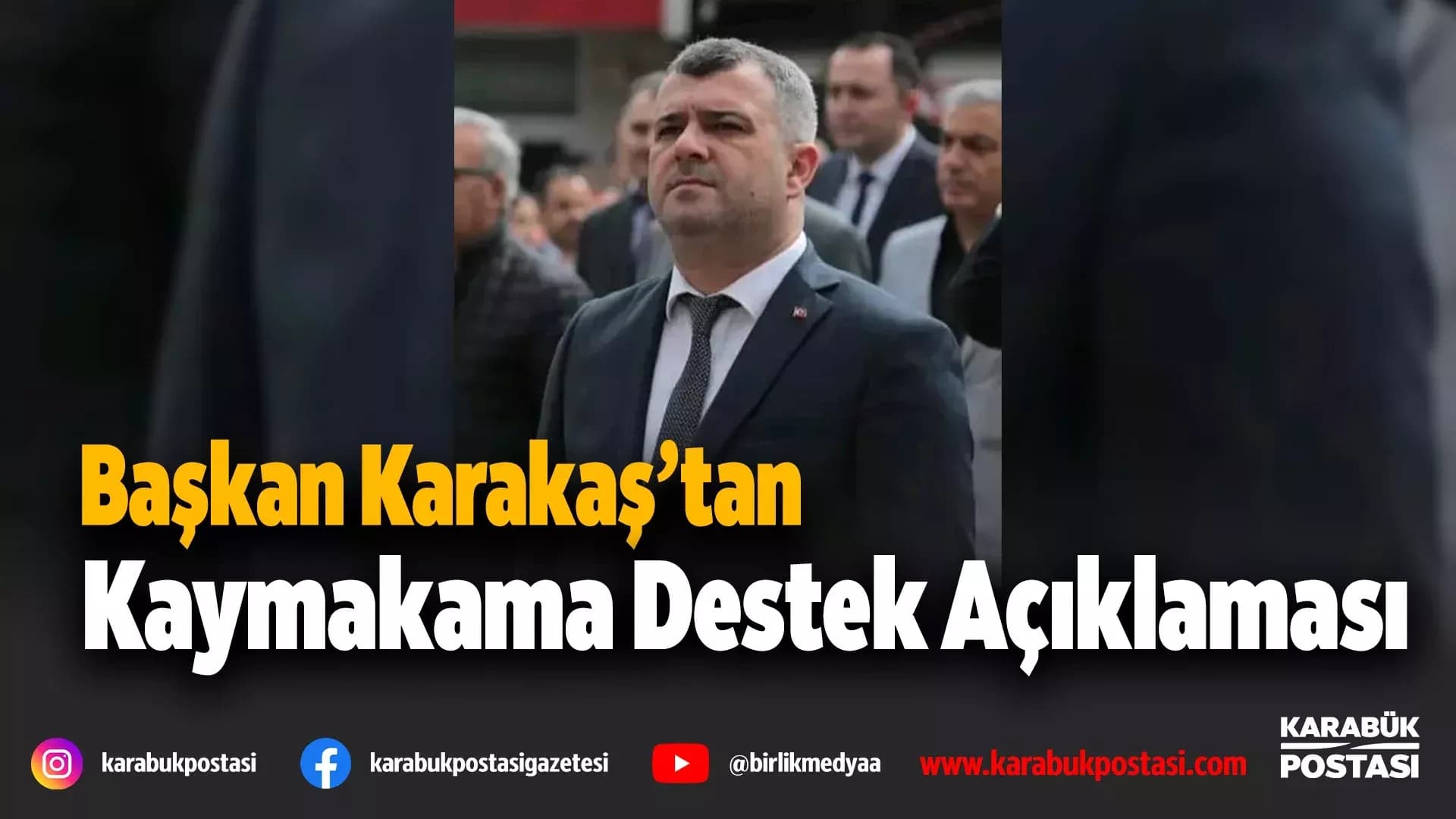Başkan Karakaş’tan Kaymakam Çanga’ya destek