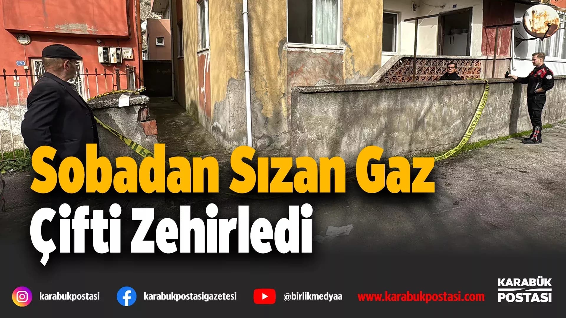 Karabük'te soba faciası