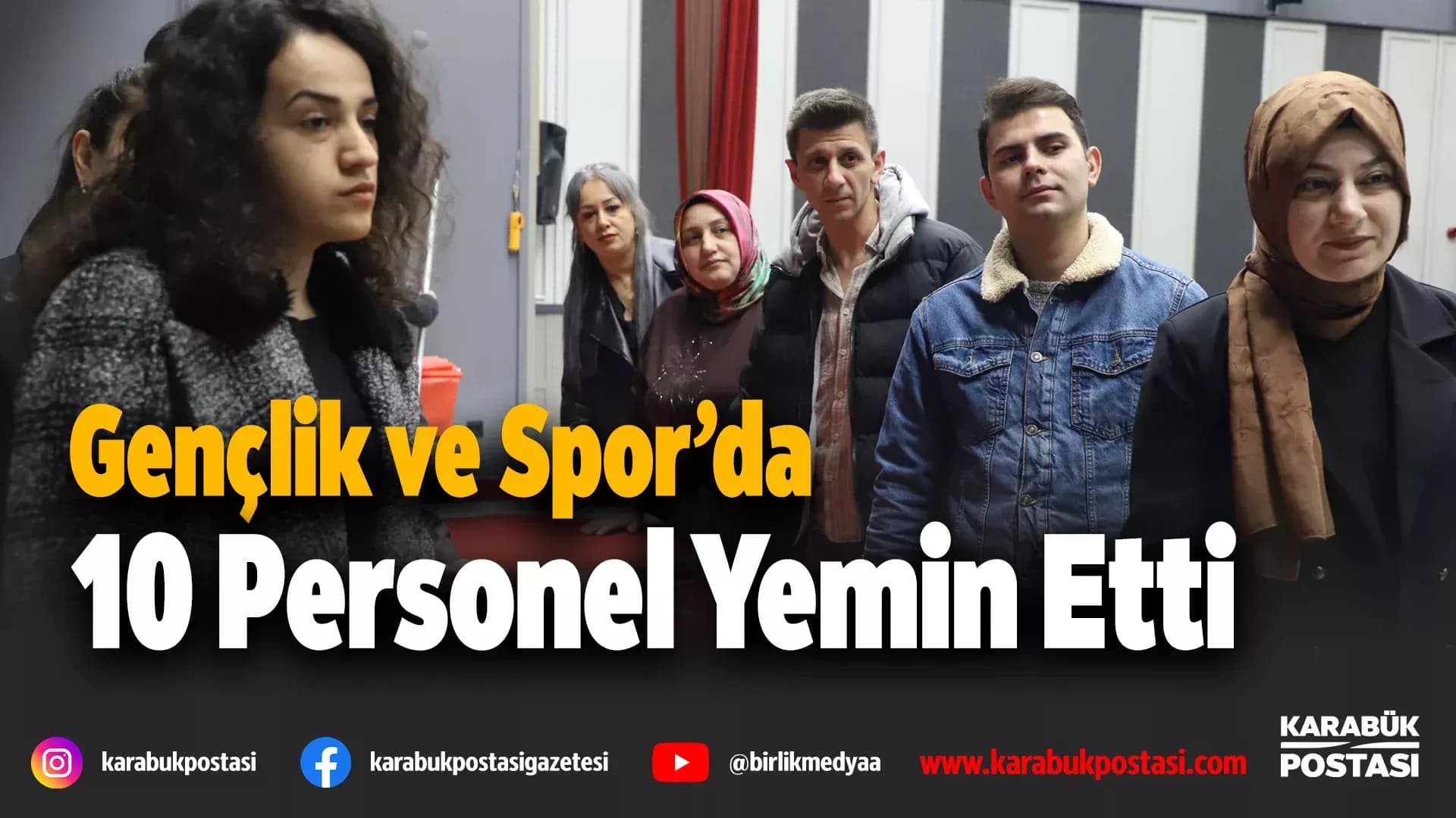 Genç memurlar yemin ederek kadroya geçti