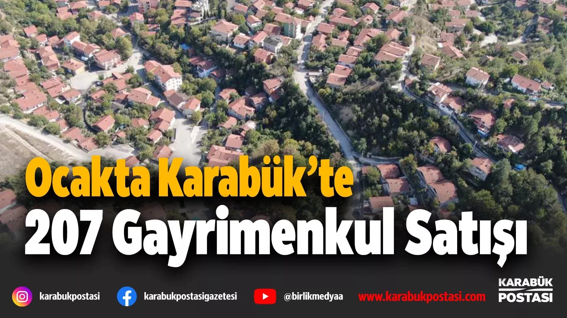 Karabük’te Ocak ayında 181 konut ve 26 işyeri satıldı