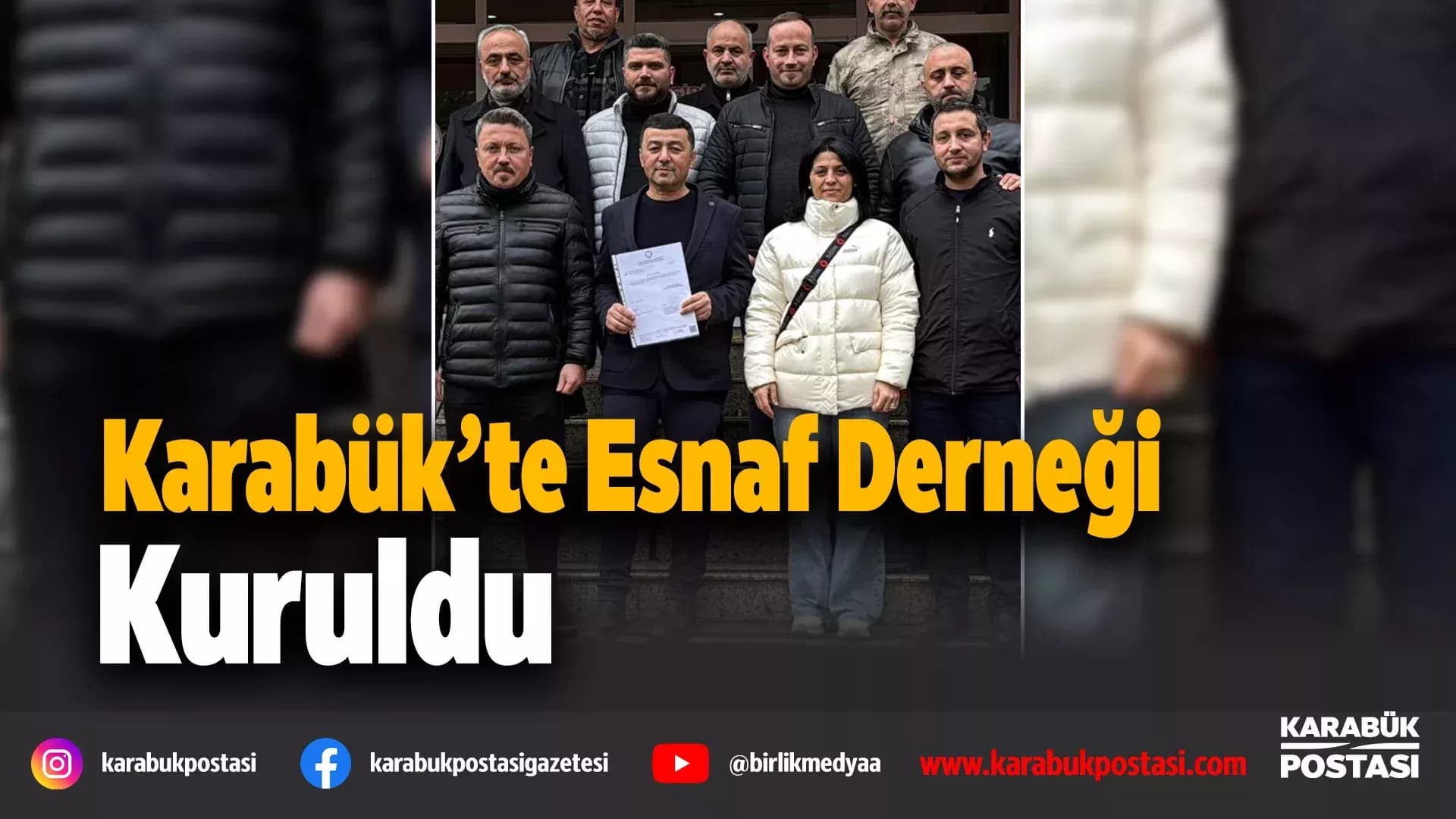 Karabük’te esnafa destek için yeni dernek kuruldu